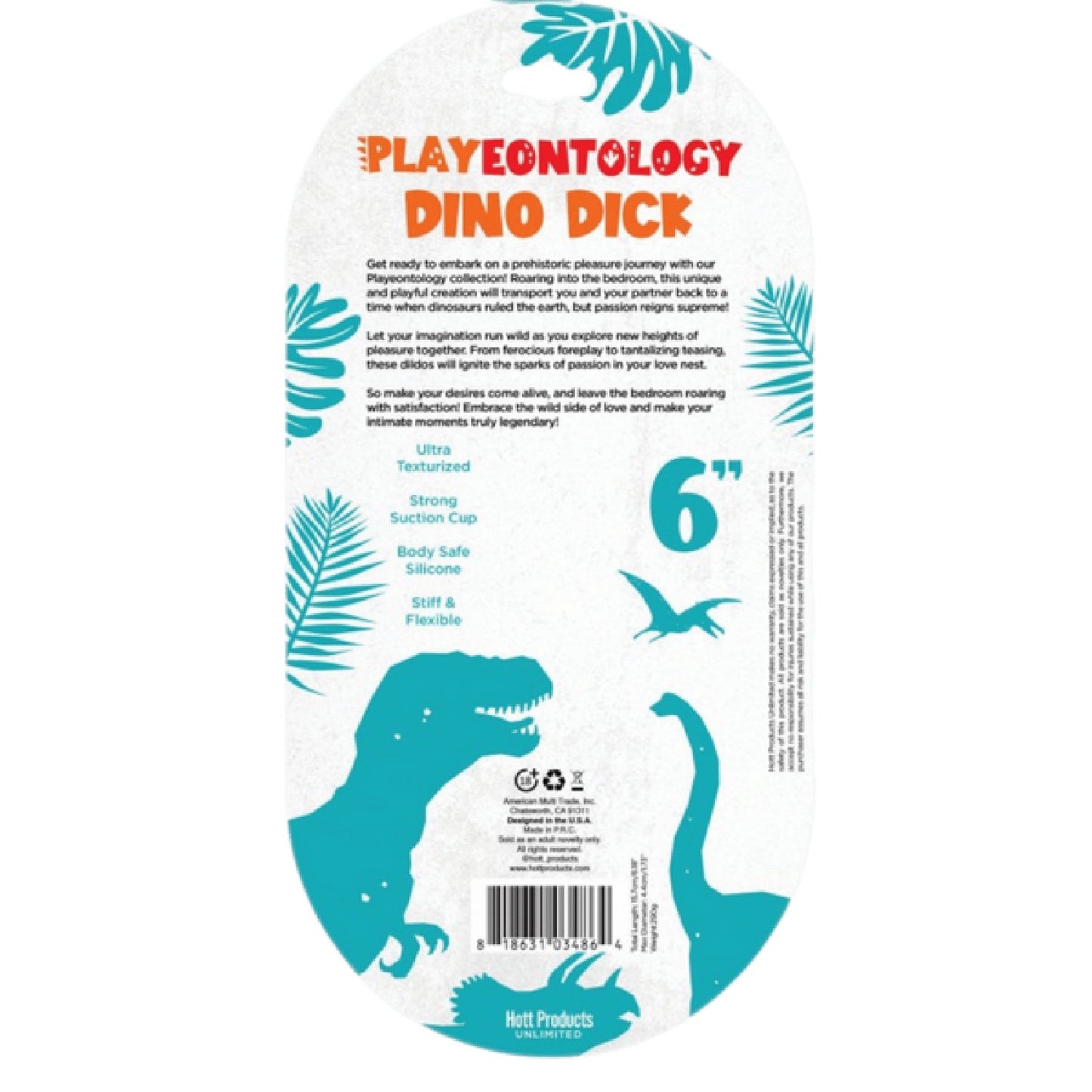 Dino Dick Dildo (Orange)