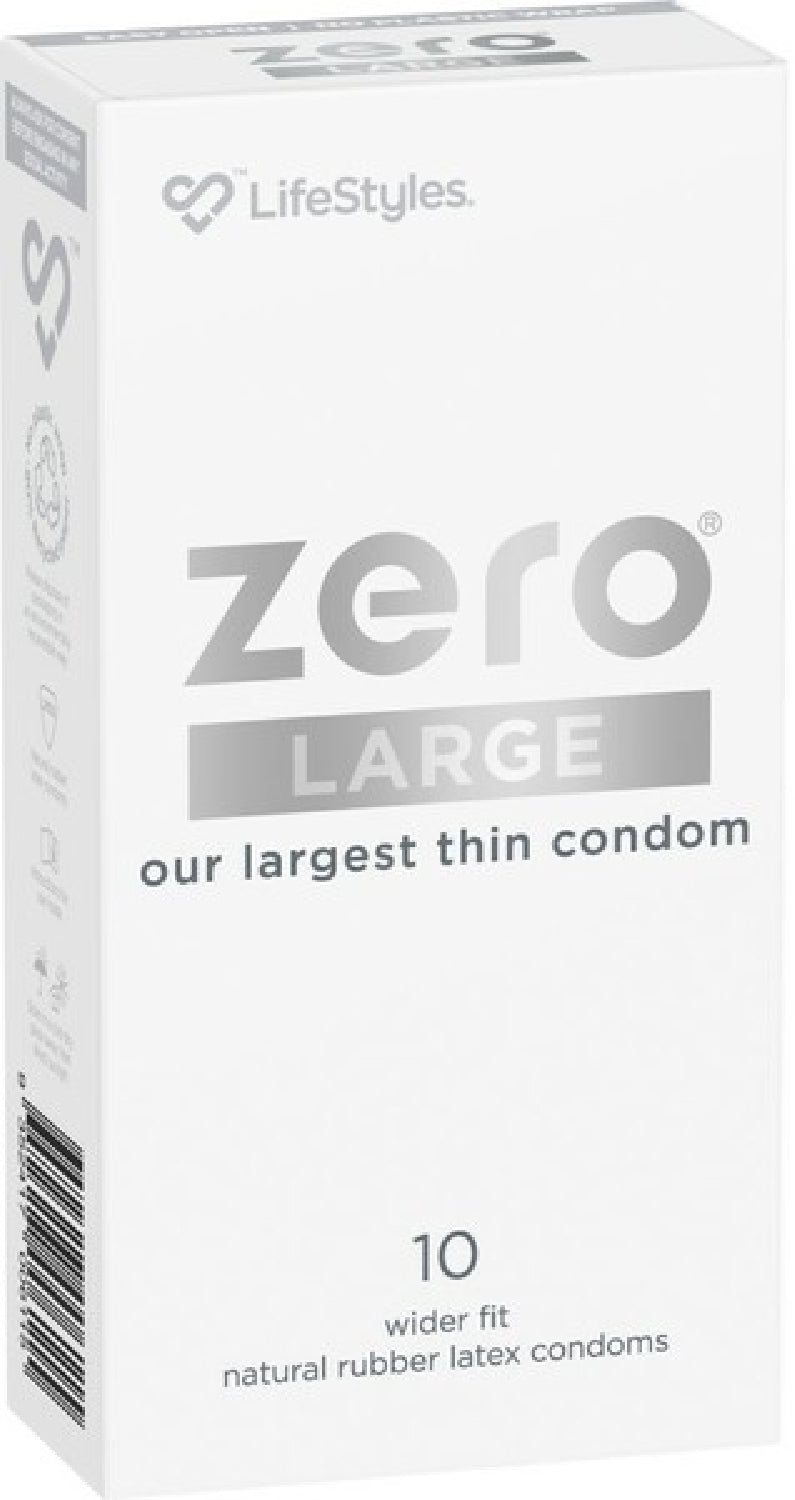 Zero Large 10's (Largest Thin Condom)