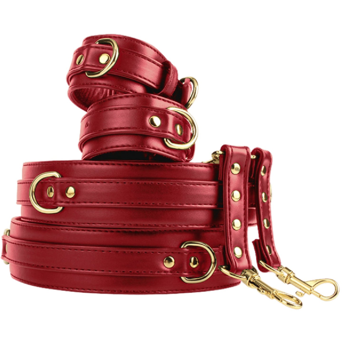 Wrist to Thigh Cuff Set (Red)