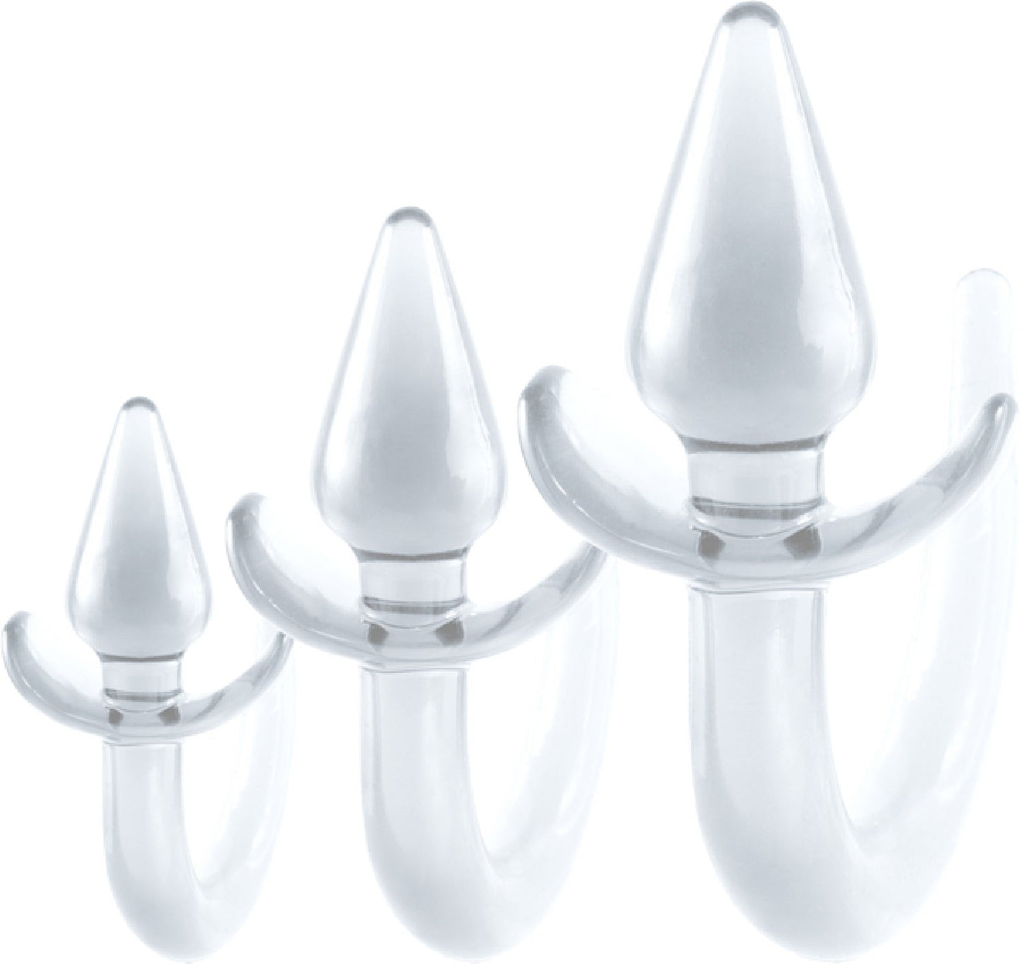 3 In 1 Anal Plug Kit with Tail (Smoke)