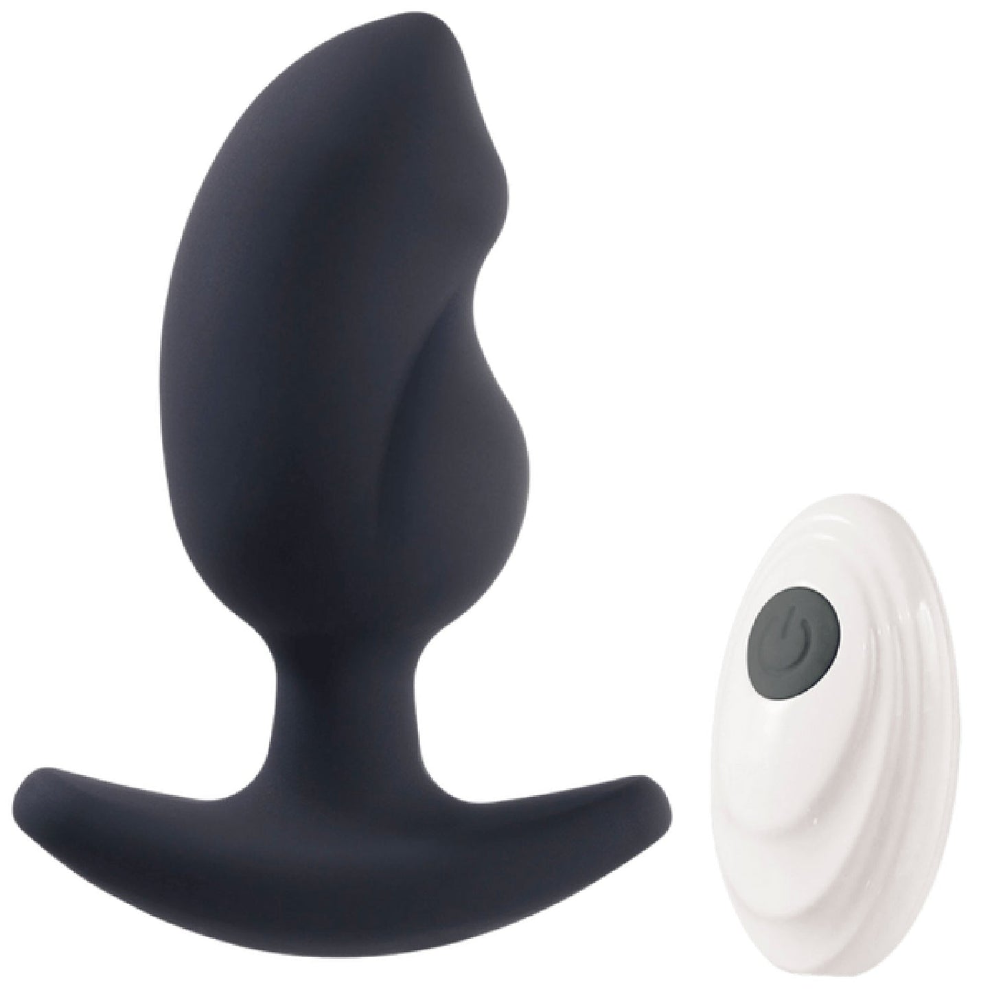 Remote Controlled Vibrating Butt Plug (Black)