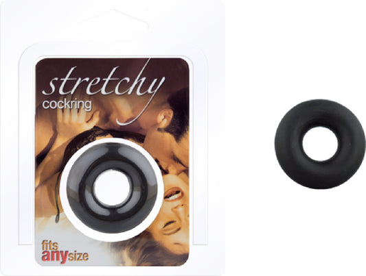 Stretchy Cockring (Black)