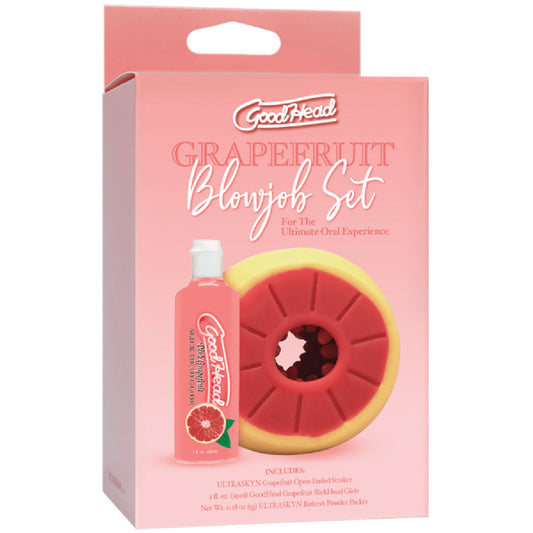 Grapefruit Blowjob Set (Yellow, Pink)