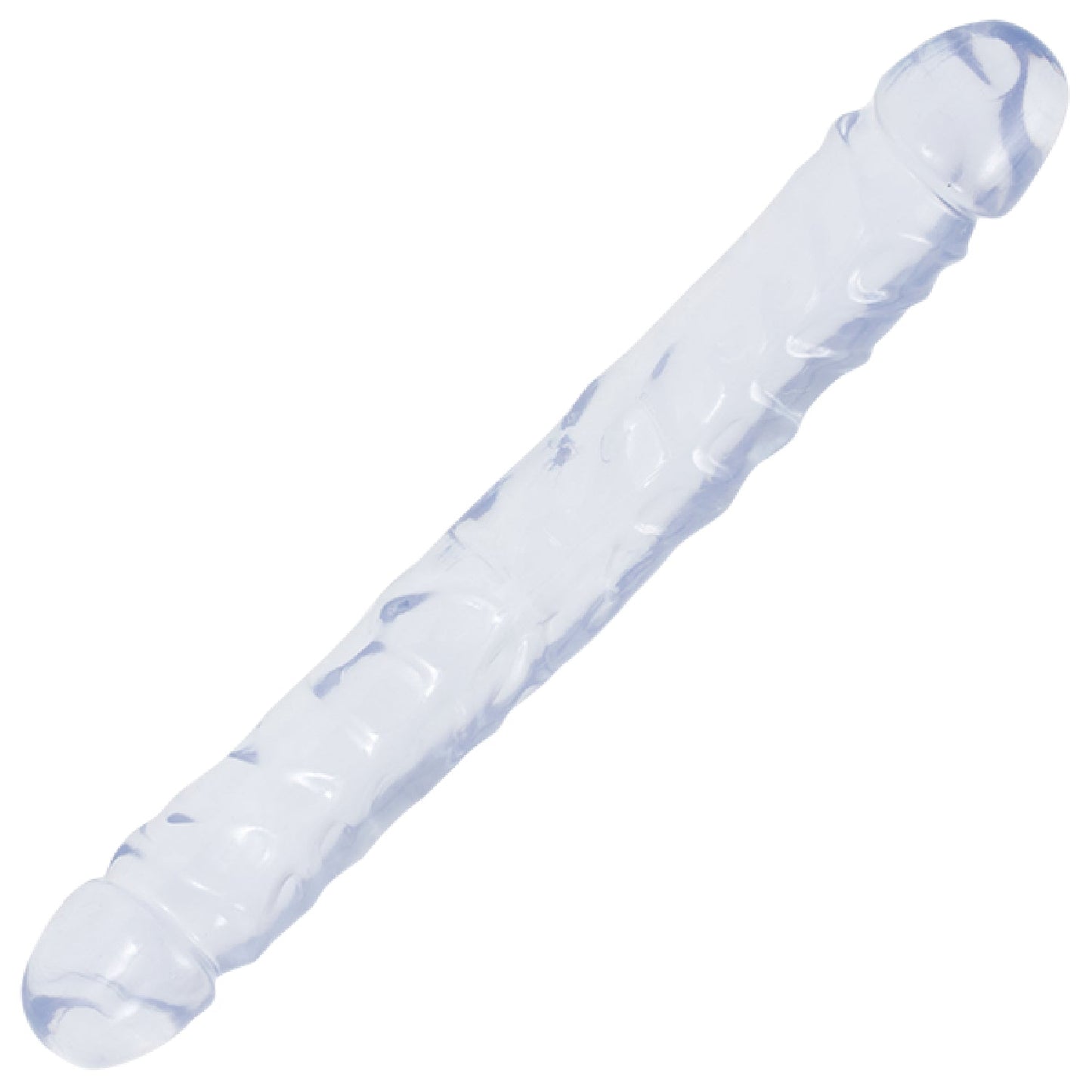 12" Jr. Double Dong (Clear)