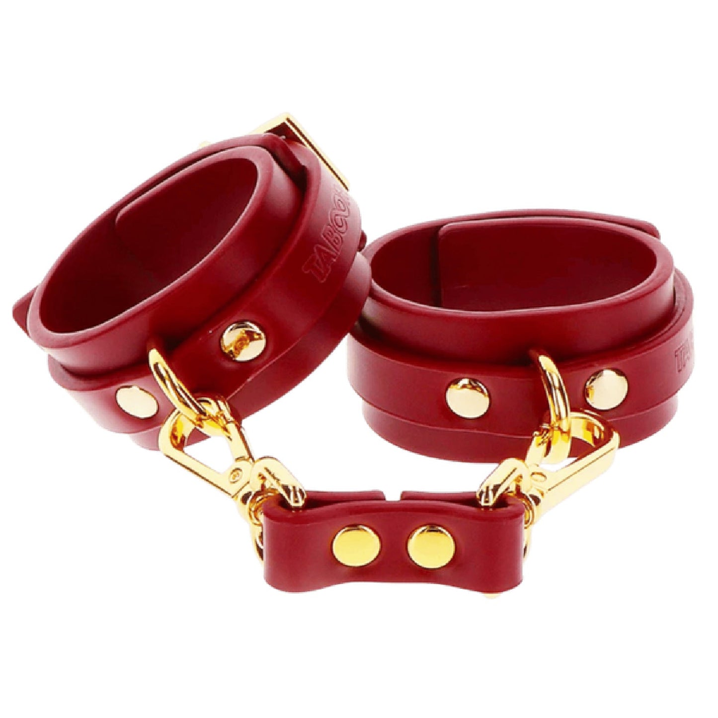 D-Ring Collar and Wrist Cuffs (Red)