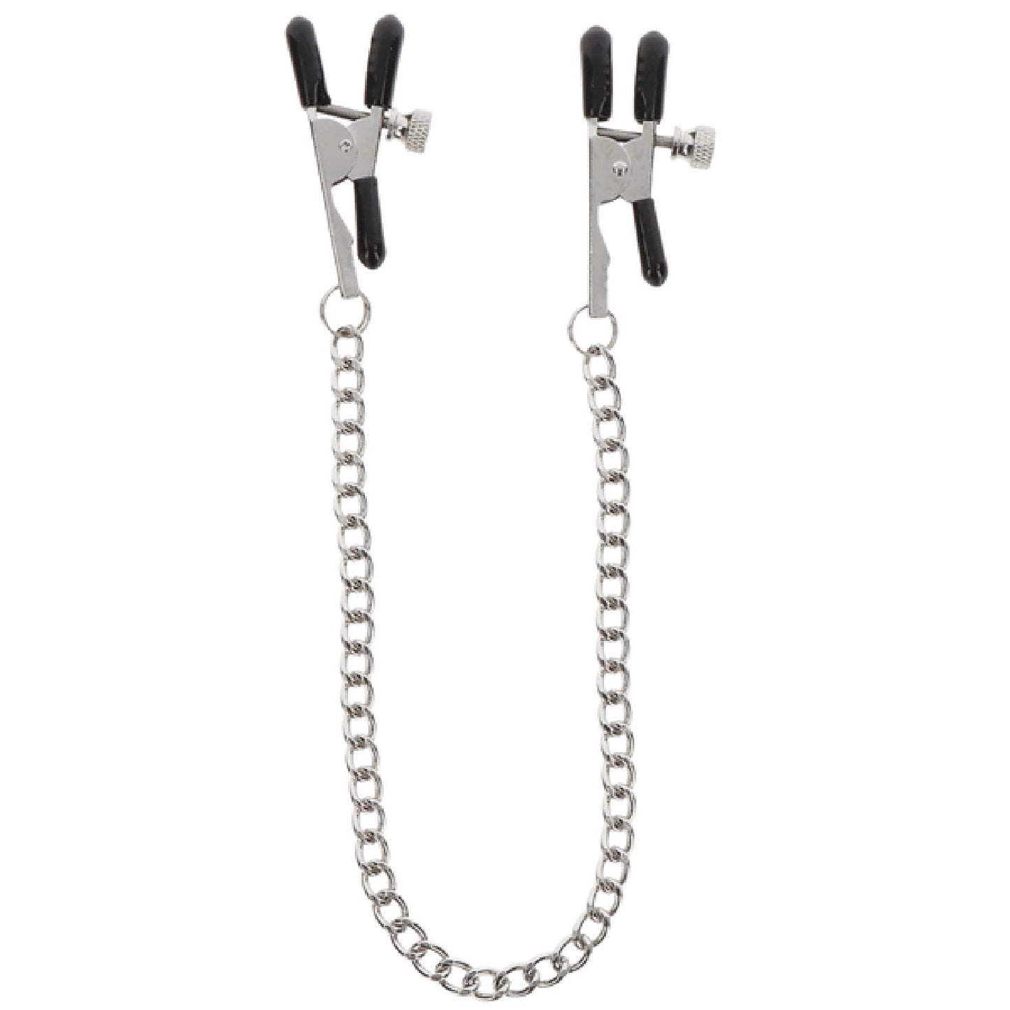 Adjustable Clamps With Chain (Silver)