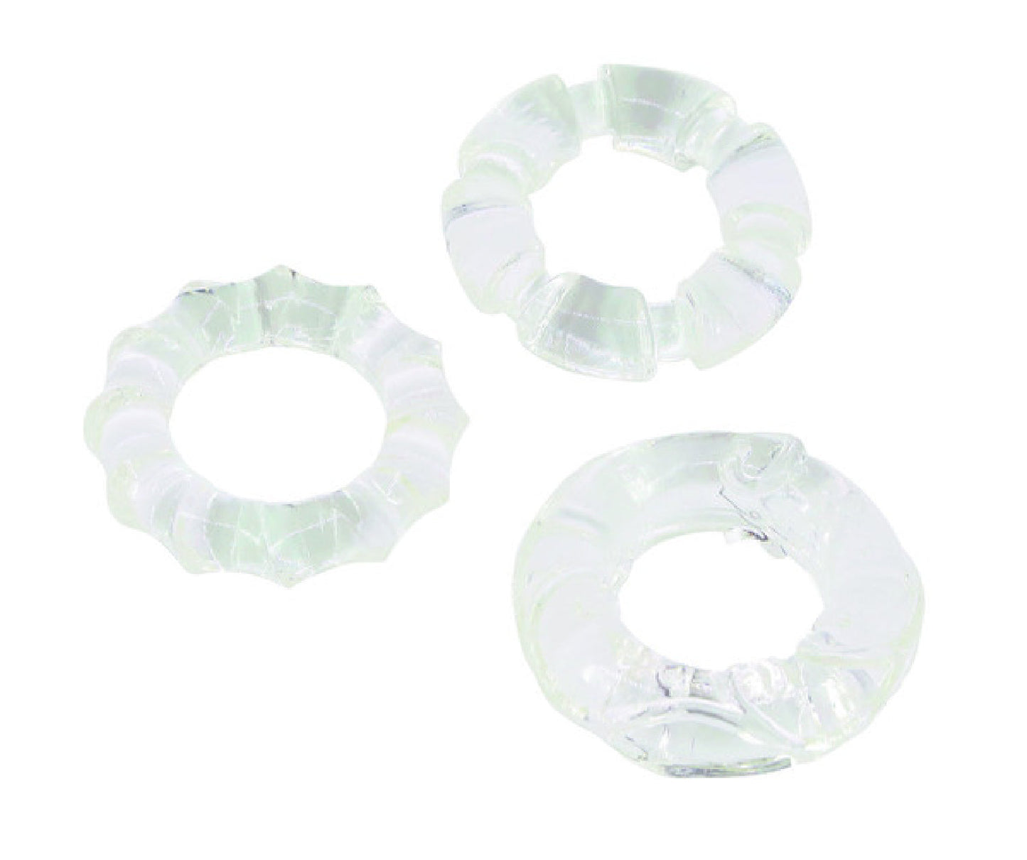Stretchy Cockrings (Clear)
