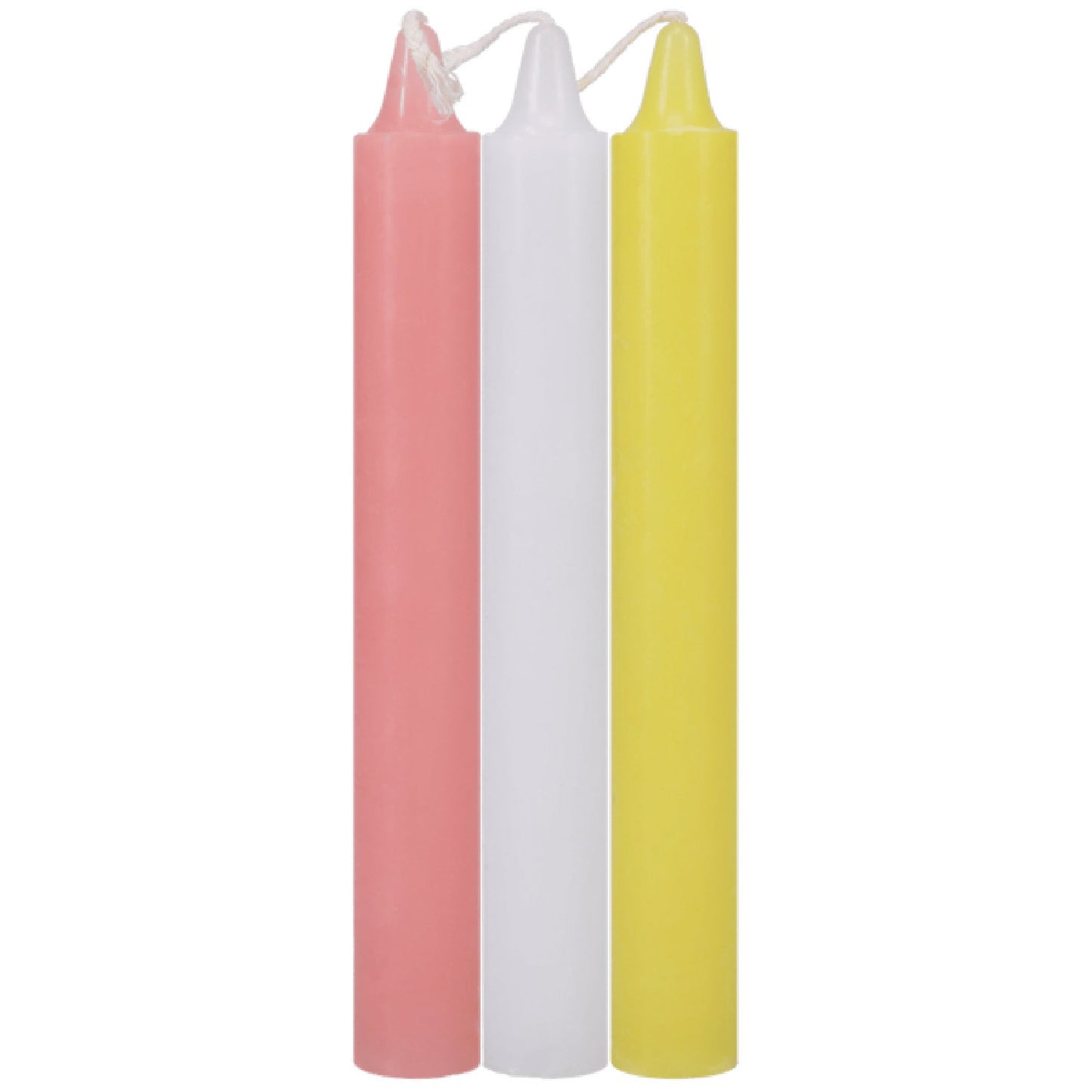 Japanese Drip Candles - 3 Pack (Red, Purple, Black)