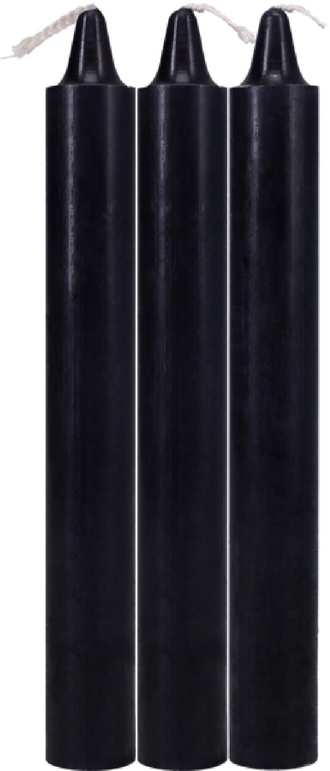 Japanese Drip Candles - 3 Pack (Red, Purple, Black)