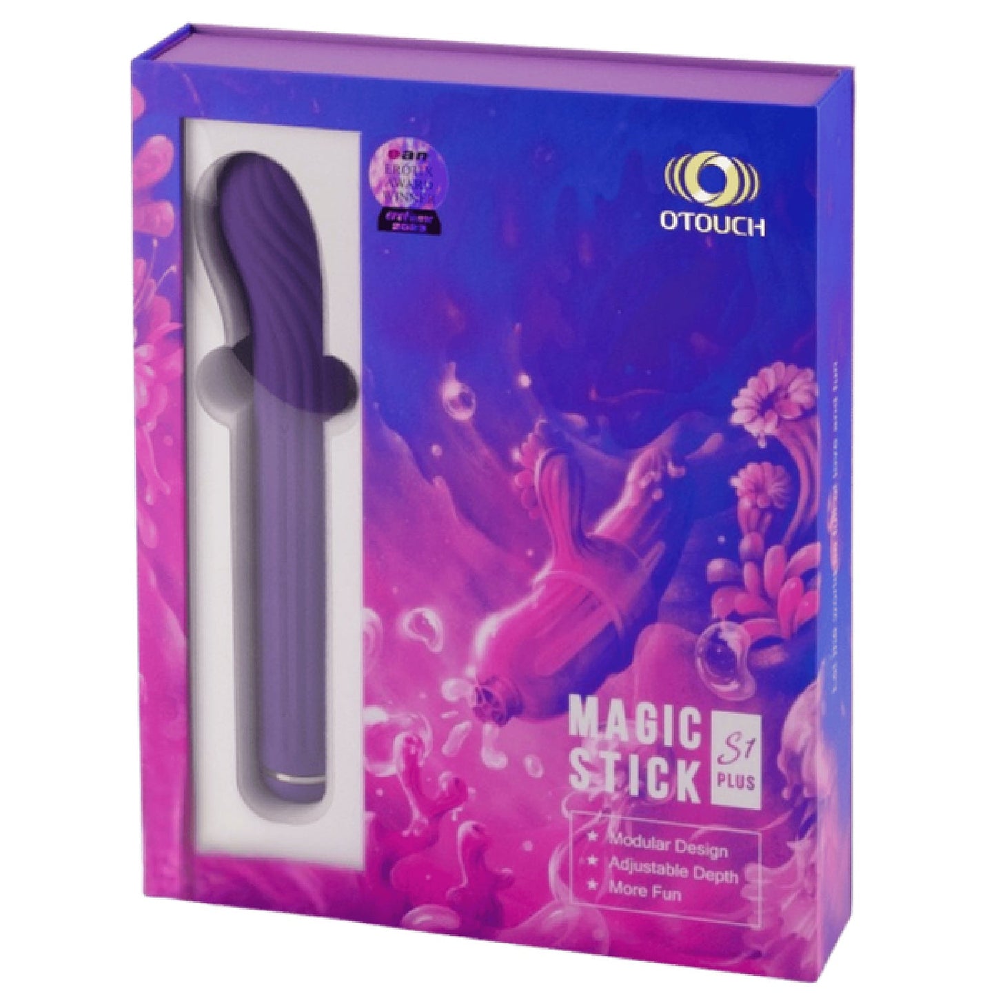 THE MAGIC STICK S1 Plus - Rechargeable Vibrator (Purple)