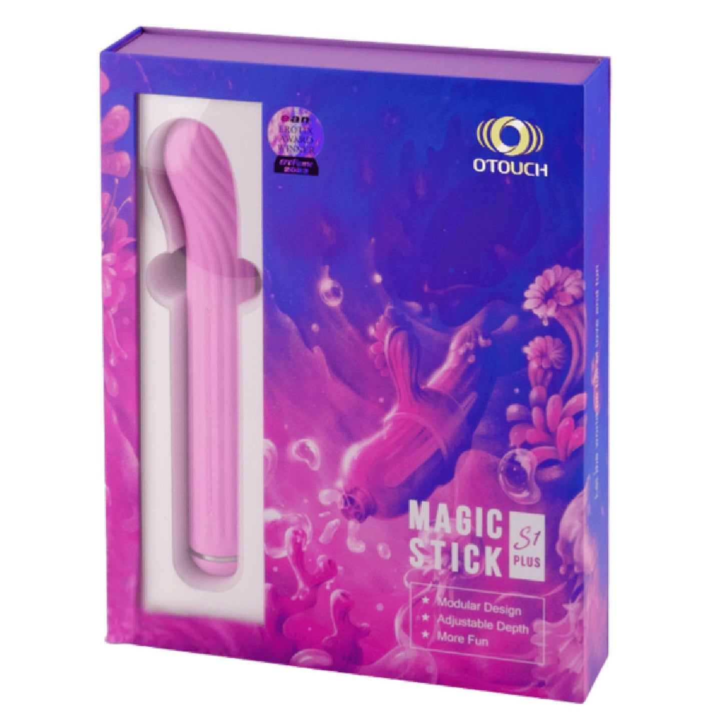 THE MAGIC STICK S1 Plus - Rechargeable Vibrator (Purple)