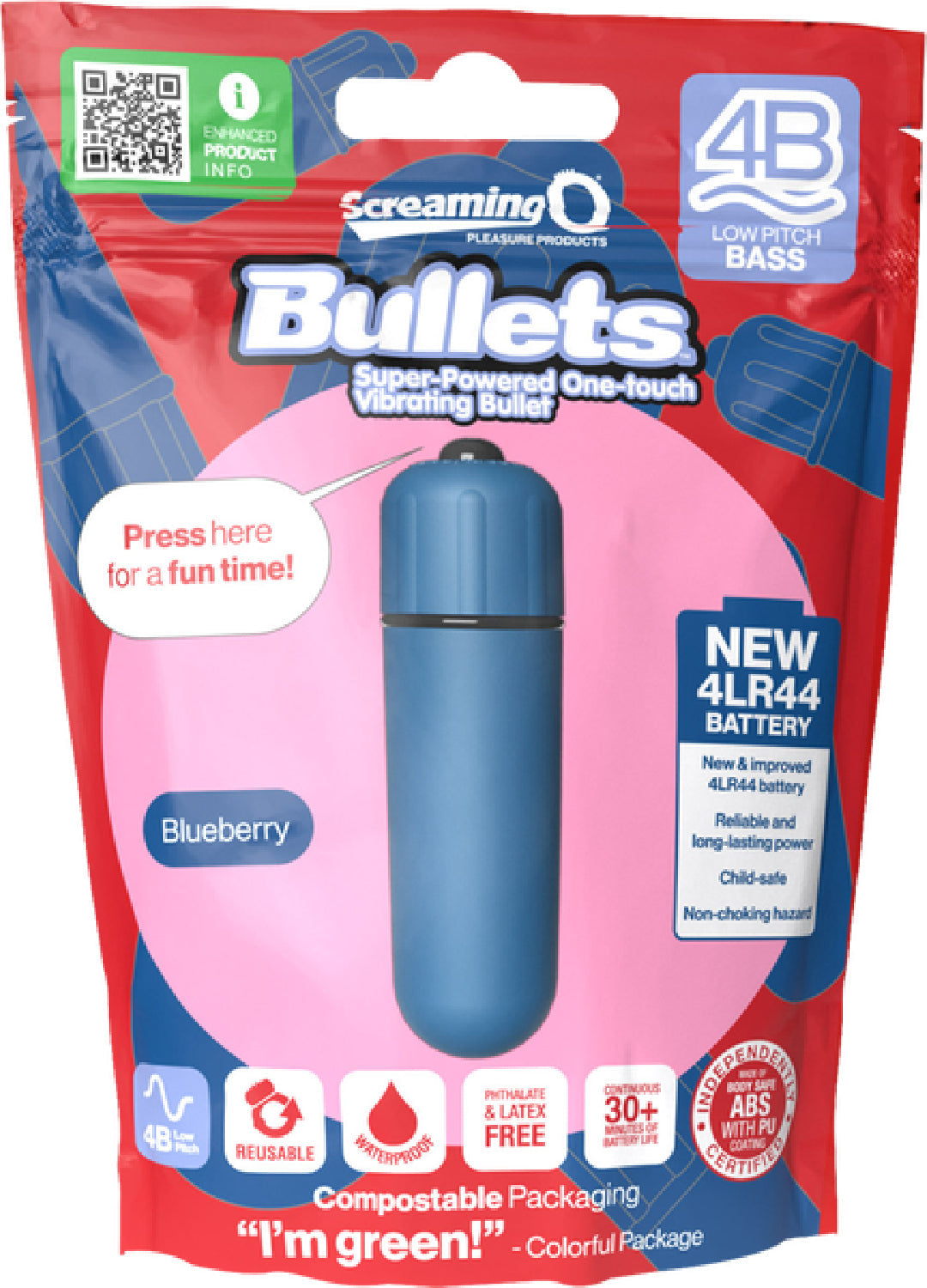 Bullets 4B Low Pitch Bass (Blueberry)