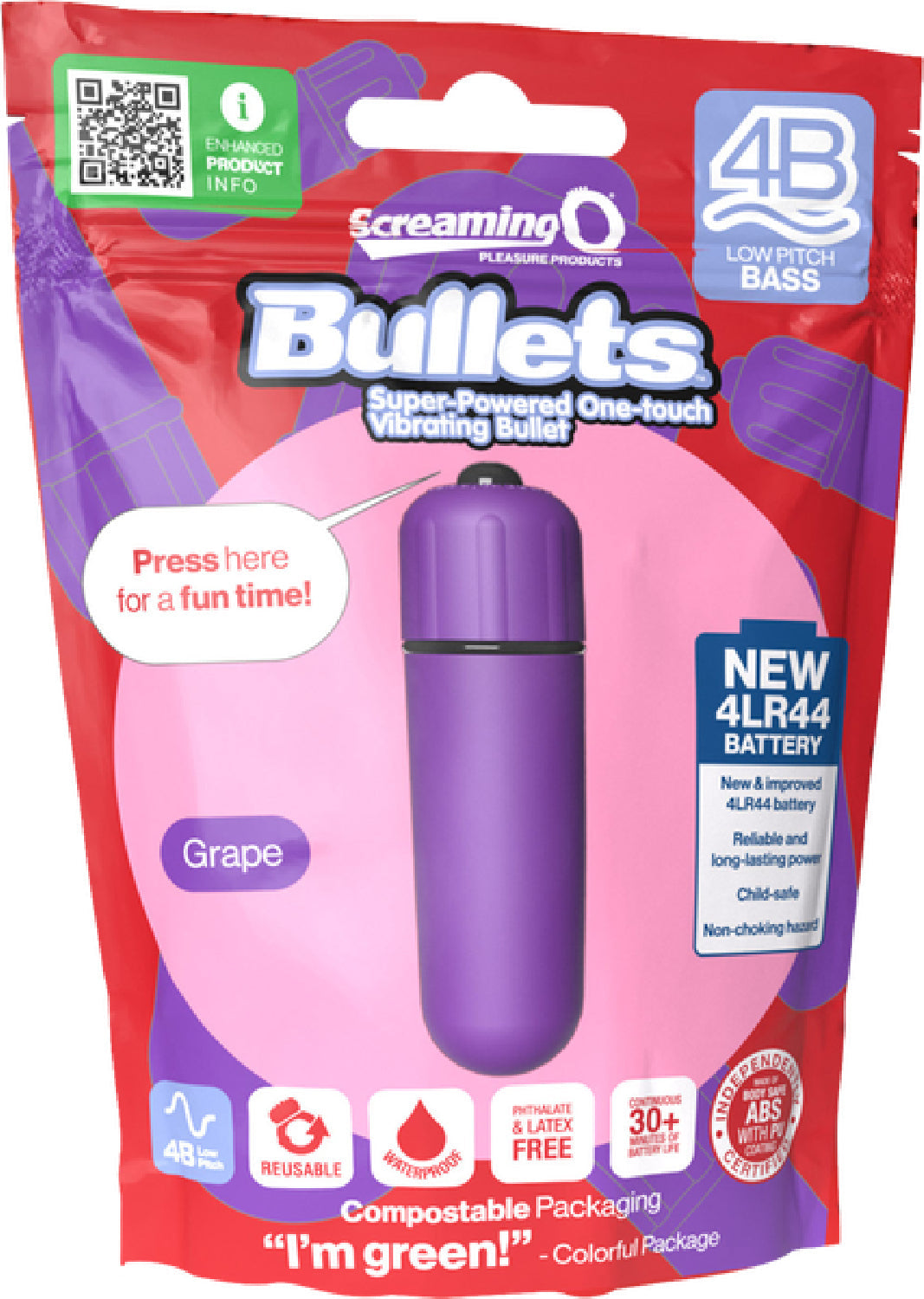 Bullets 4B Low Pitch Bass (Blueberry)
