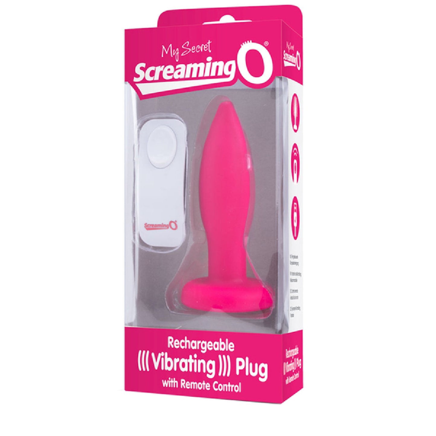 Vibrating Plug With Remote (Black)