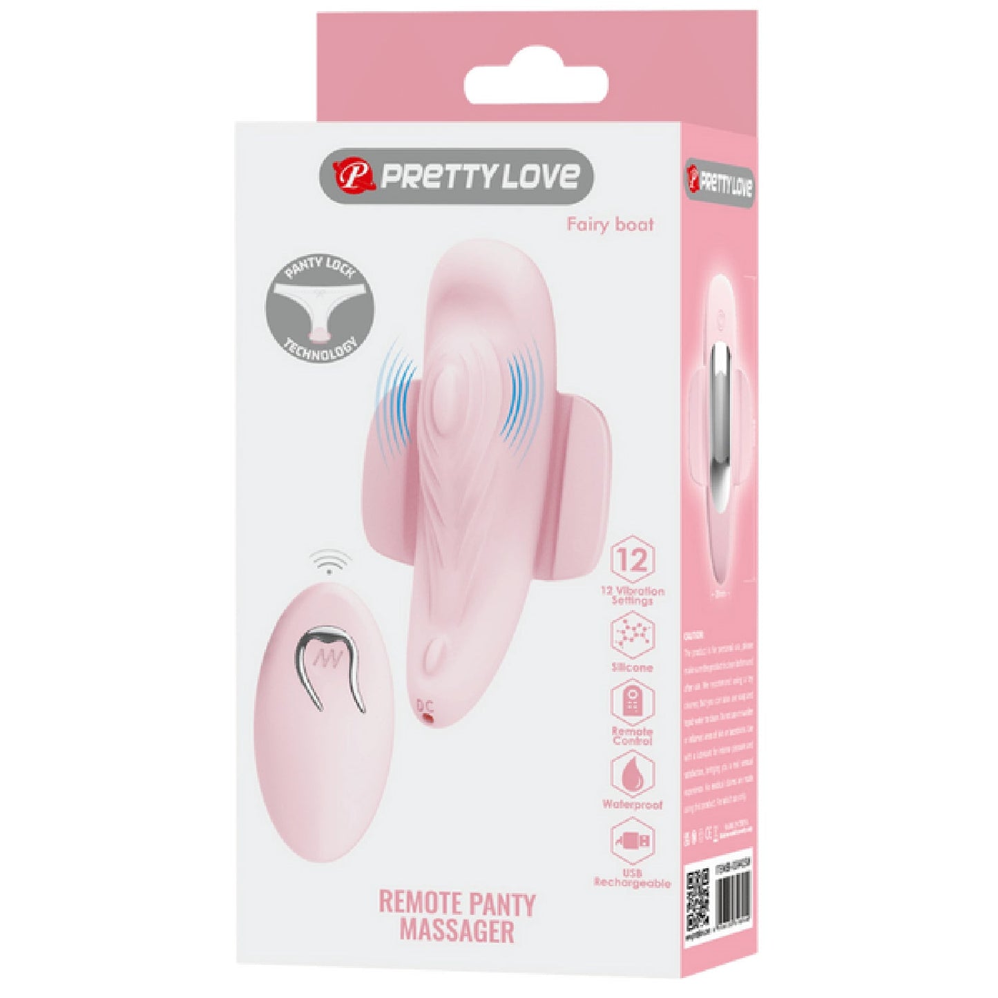 Remote Panty Massager -Fairy Boat (Pink)