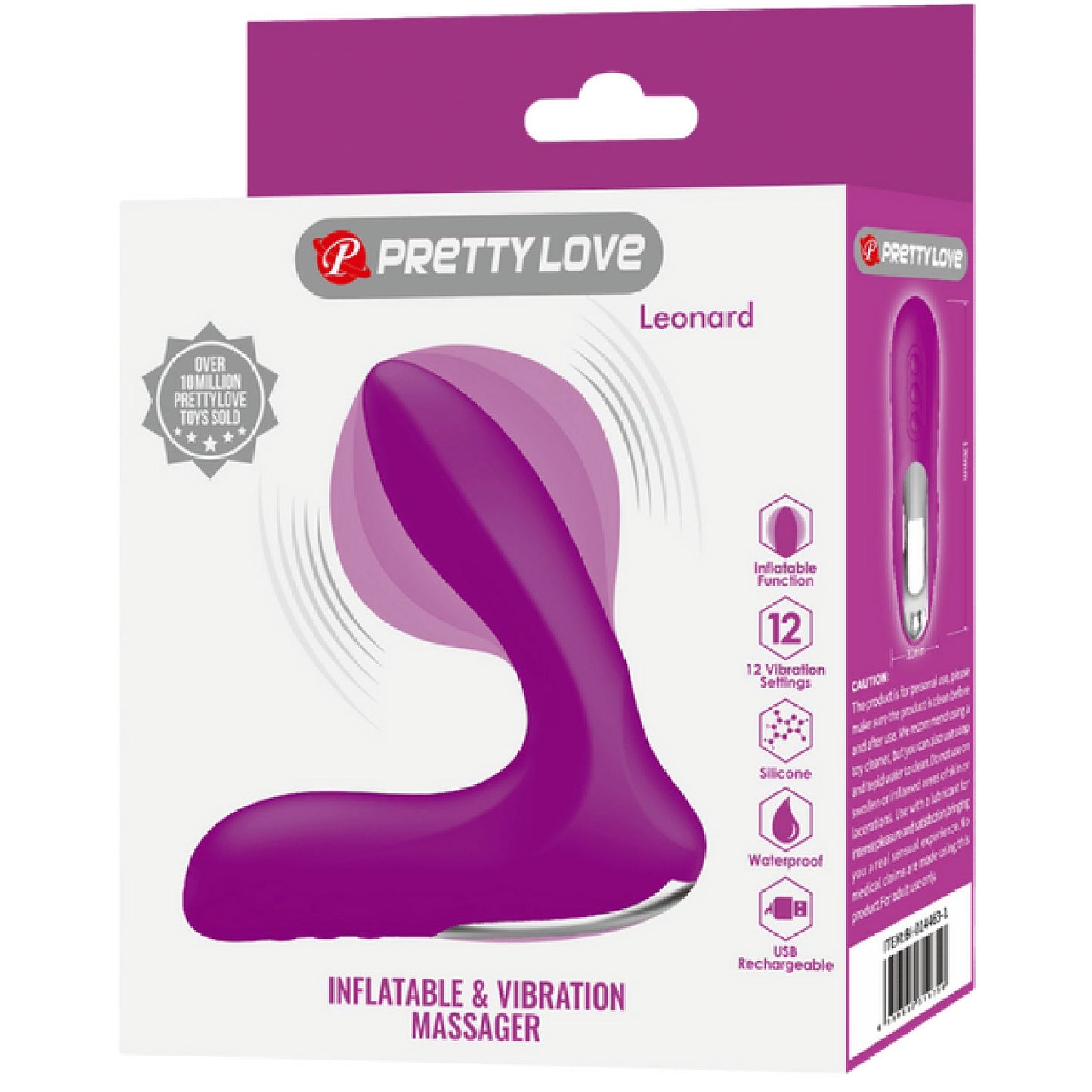 Inflatable Massager - Leonard (Purple)