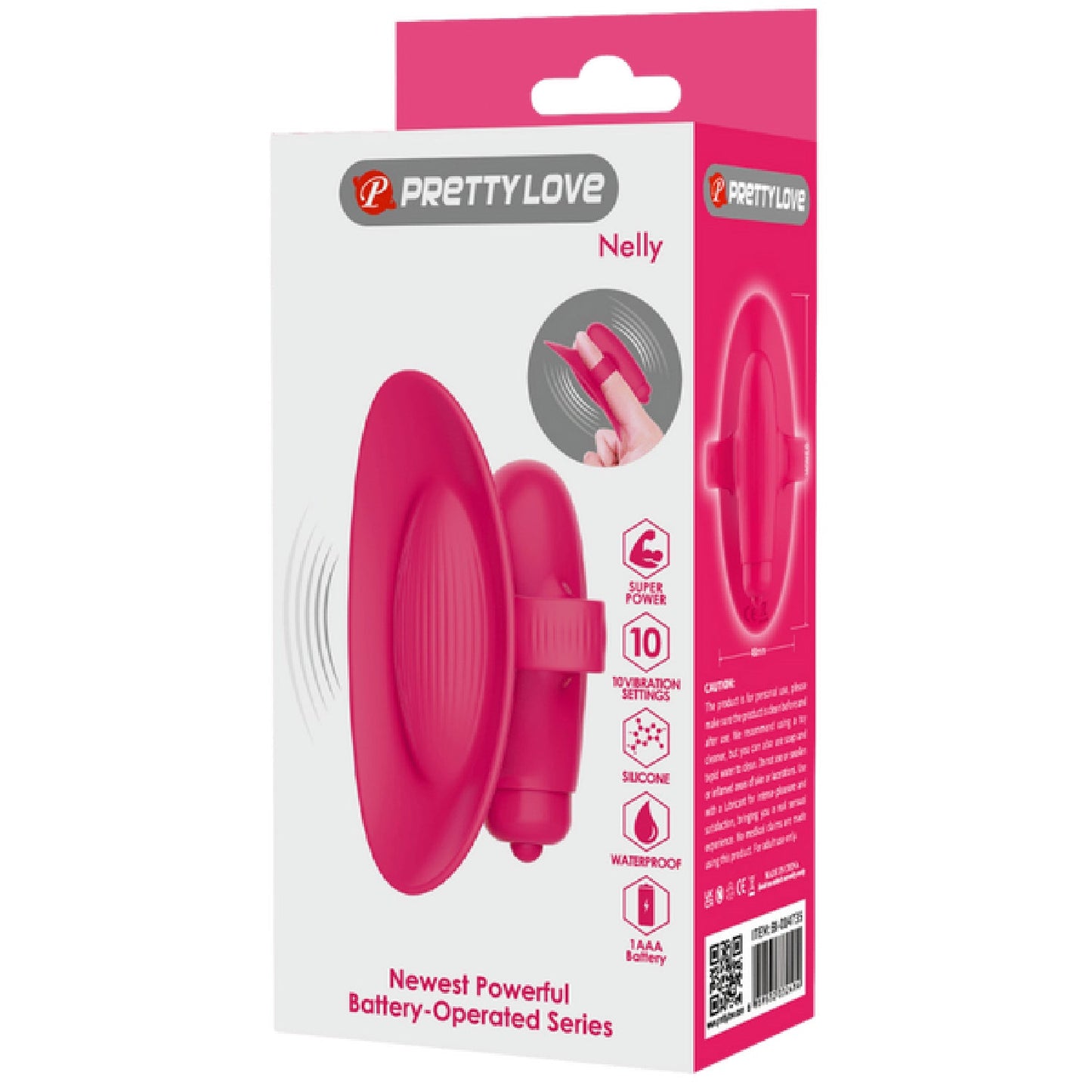 Silicone Finger Vibe - Nelly (Pink)