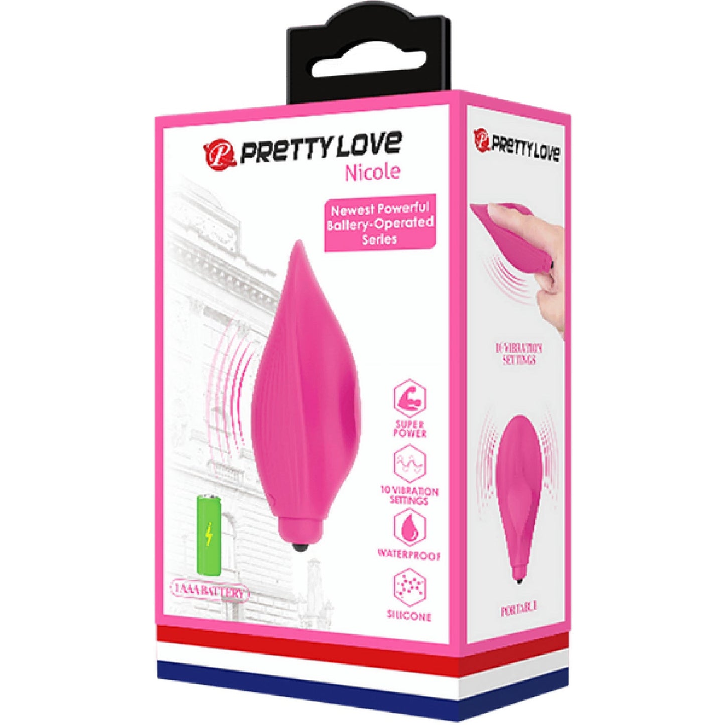 Silicone Finger Vibe - Nicole (Pink)