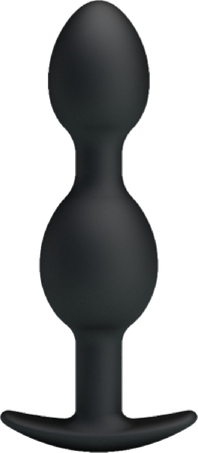Silicone Anal Balls 4.92" (Black)
