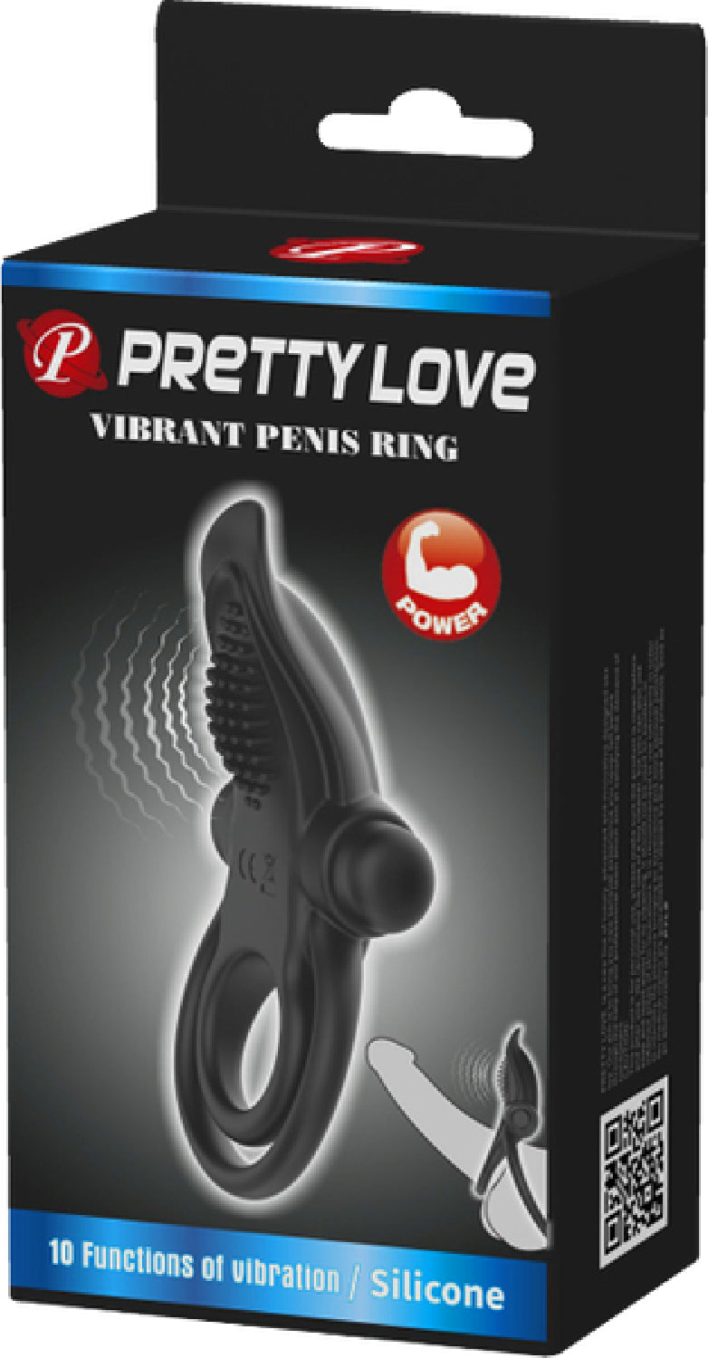 Vibrant Penis Ring (Black)