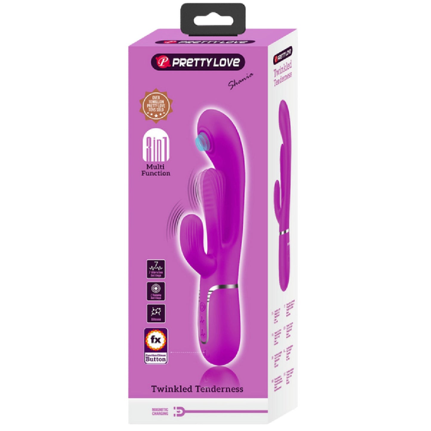 Shania - 4in1 Multi-function Vibrator (Pink)