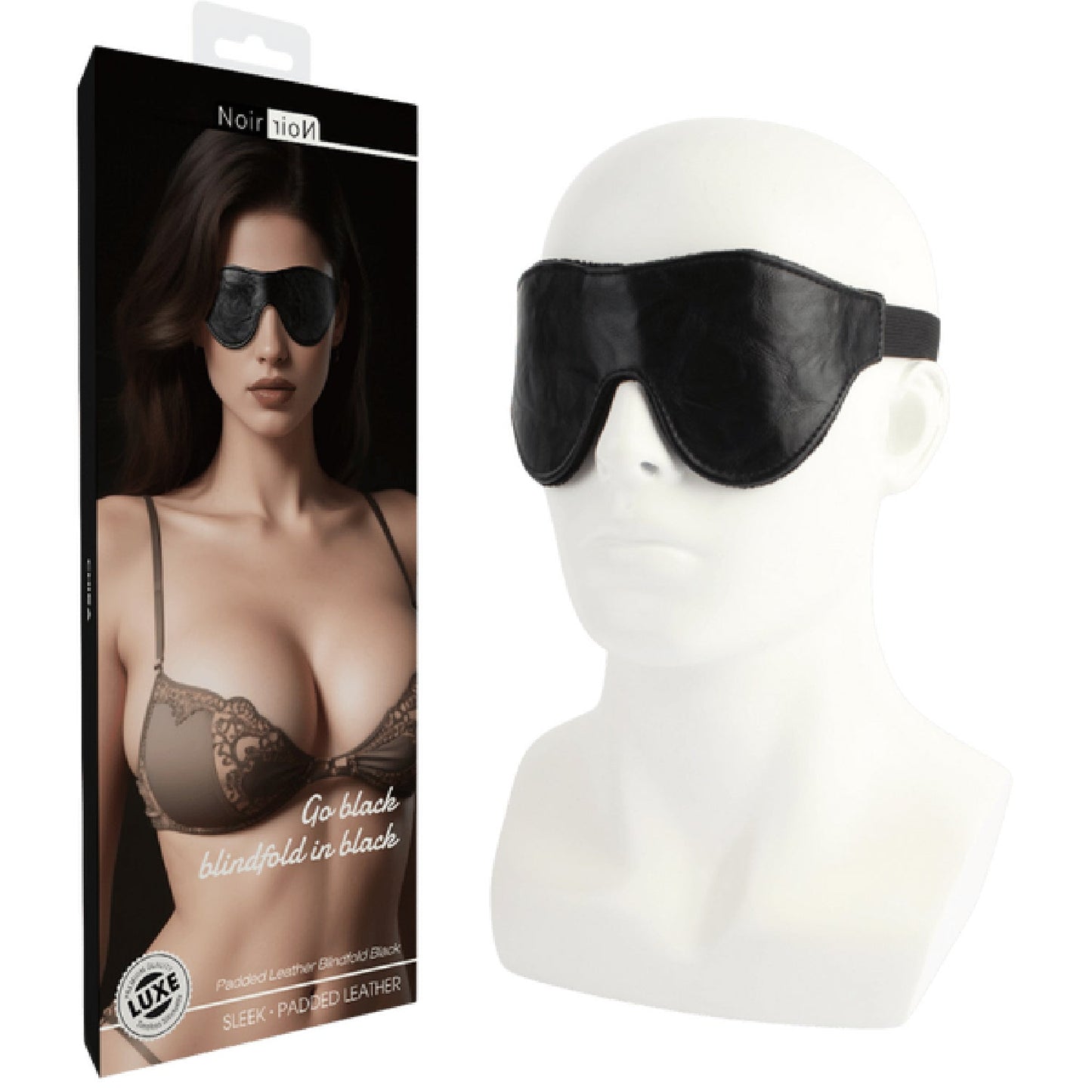 Go Black Blindfold (Burgundy)