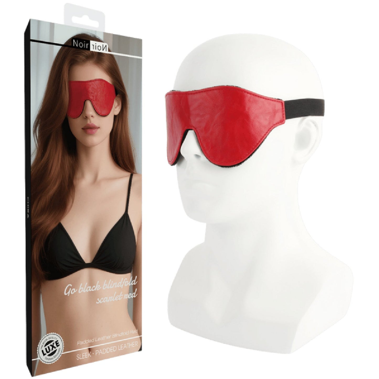 Go Black Blindfold (Burgundy)