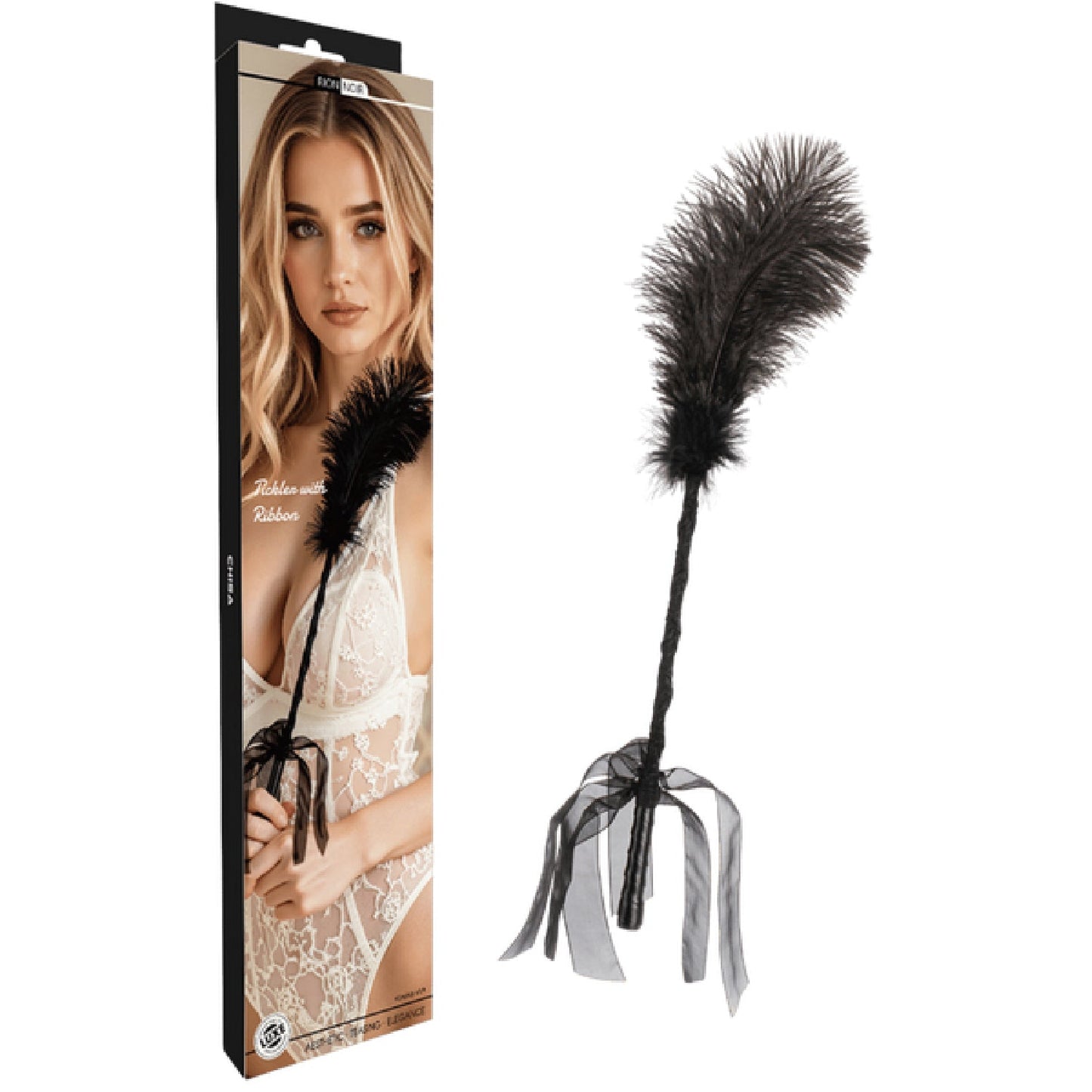 Tickler with Ribbon (Black)