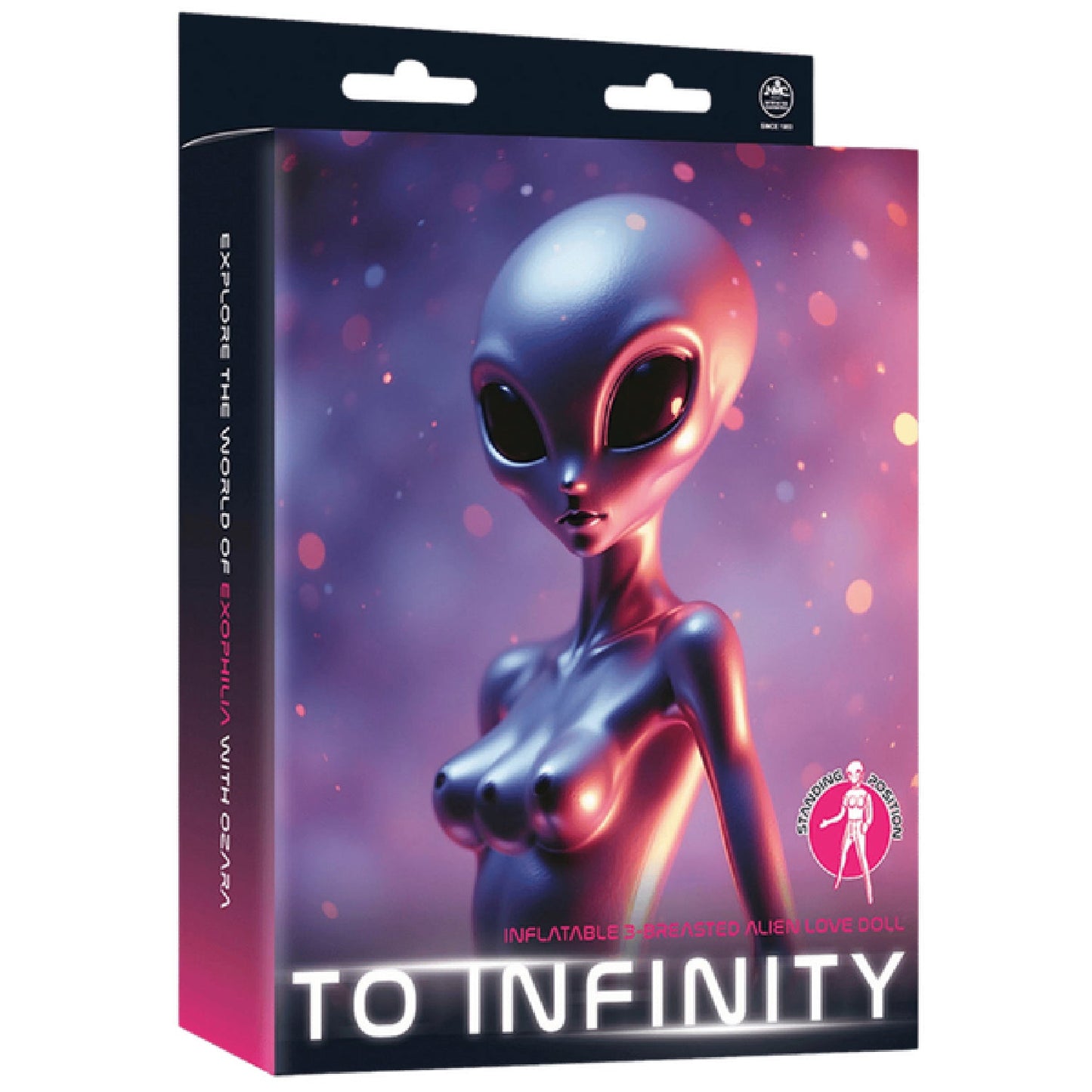 Inflatable 3-Breasted Alien Love Doll - (Ozara Standing)