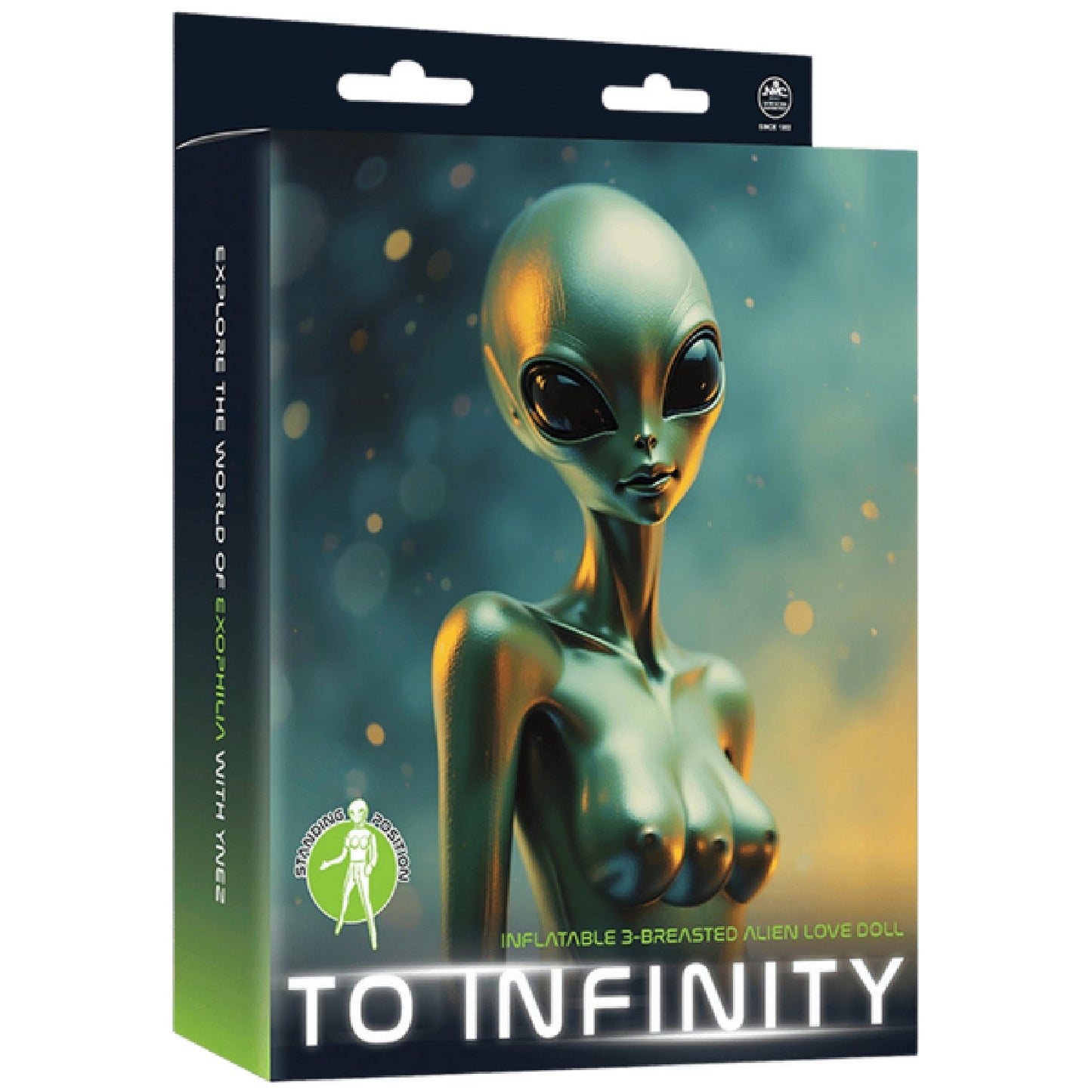 Inflatable 3-Breasted Alien Love Doll - (Ynez Standing)