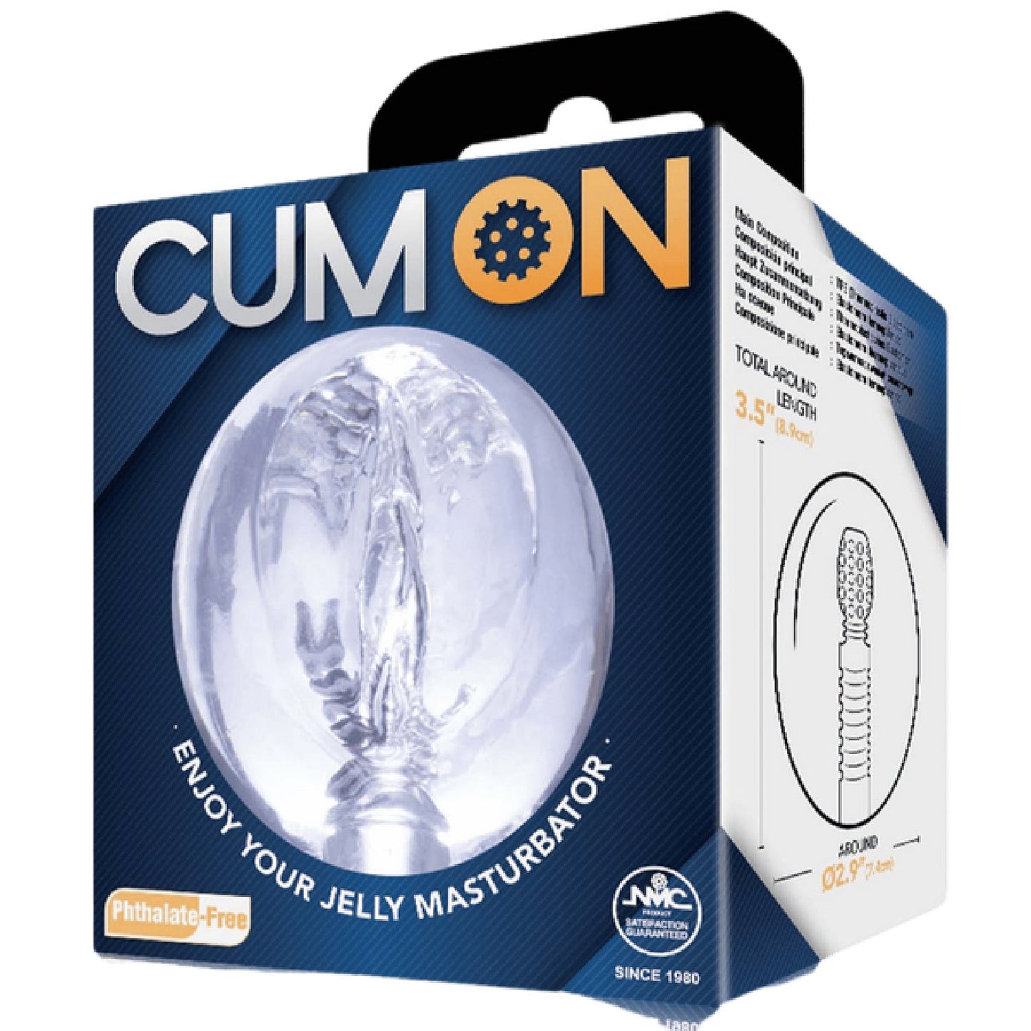 Pocket Jelly Masturbator 3.5" (Blue)