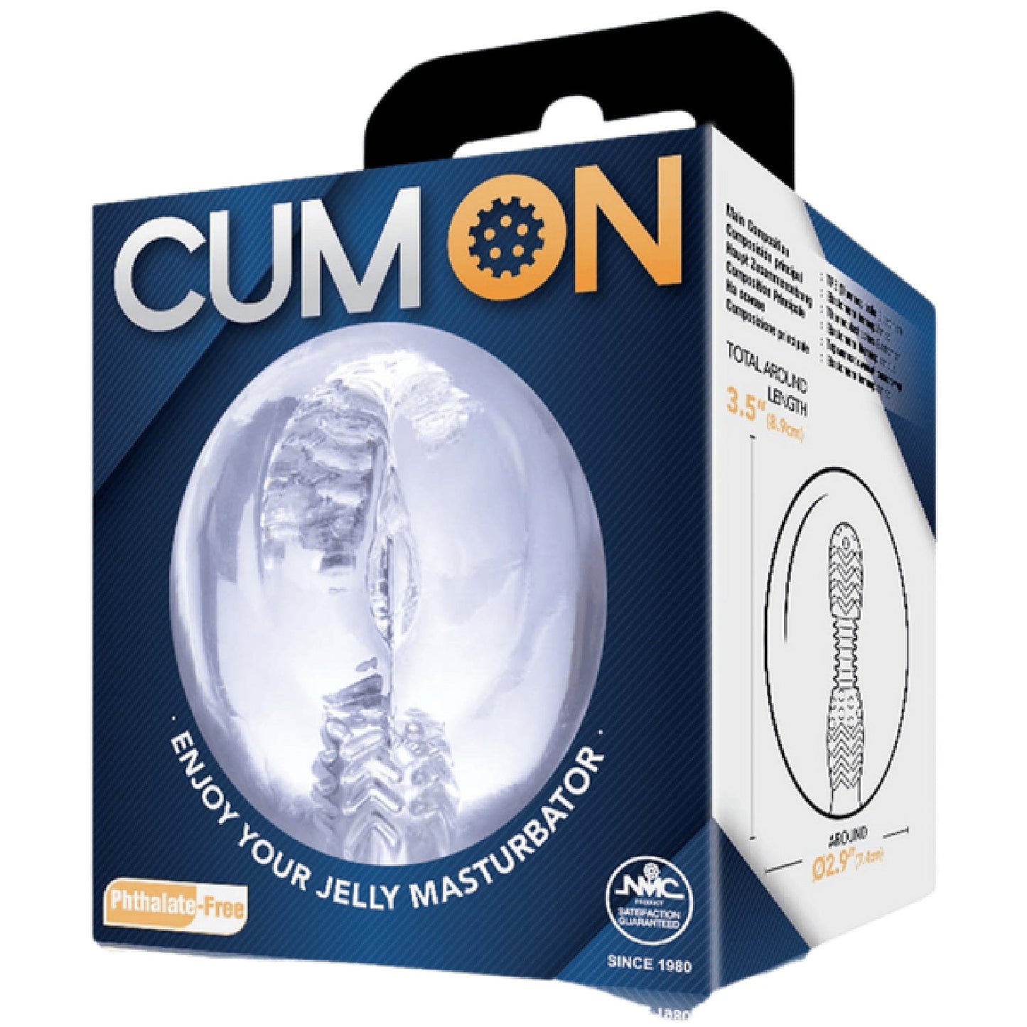 Pocket Jelly Masturbator 3.5" (Blue)