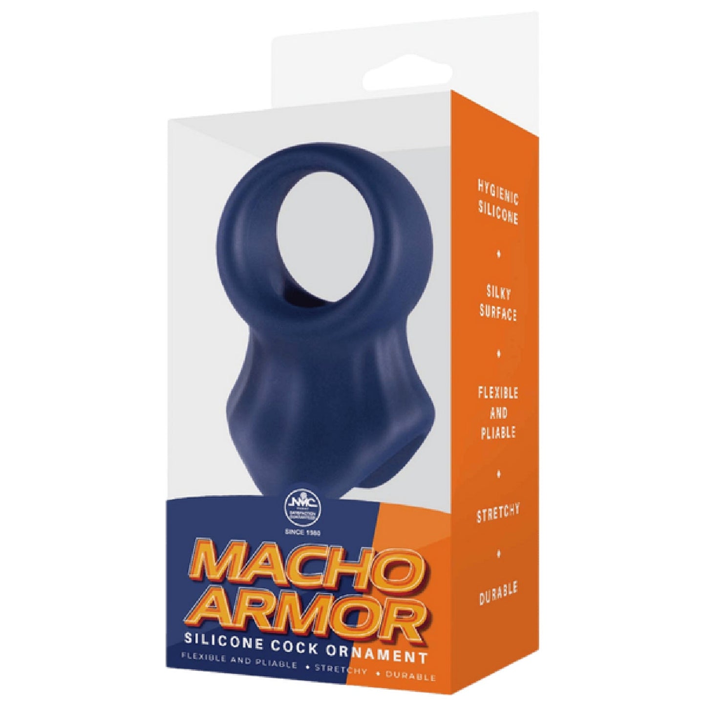 Silicone Cock and Ball Ring - (Black)