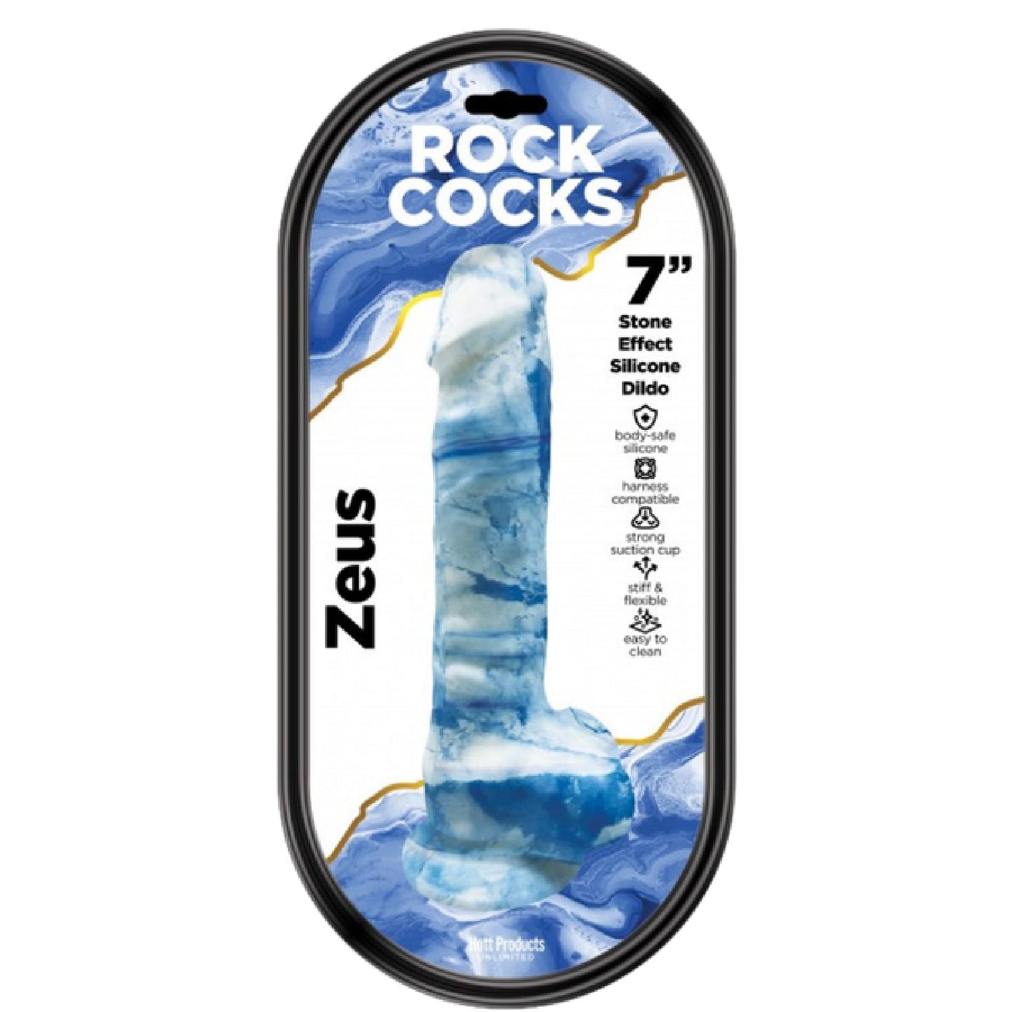 Zeus (7" Textured Dildo)