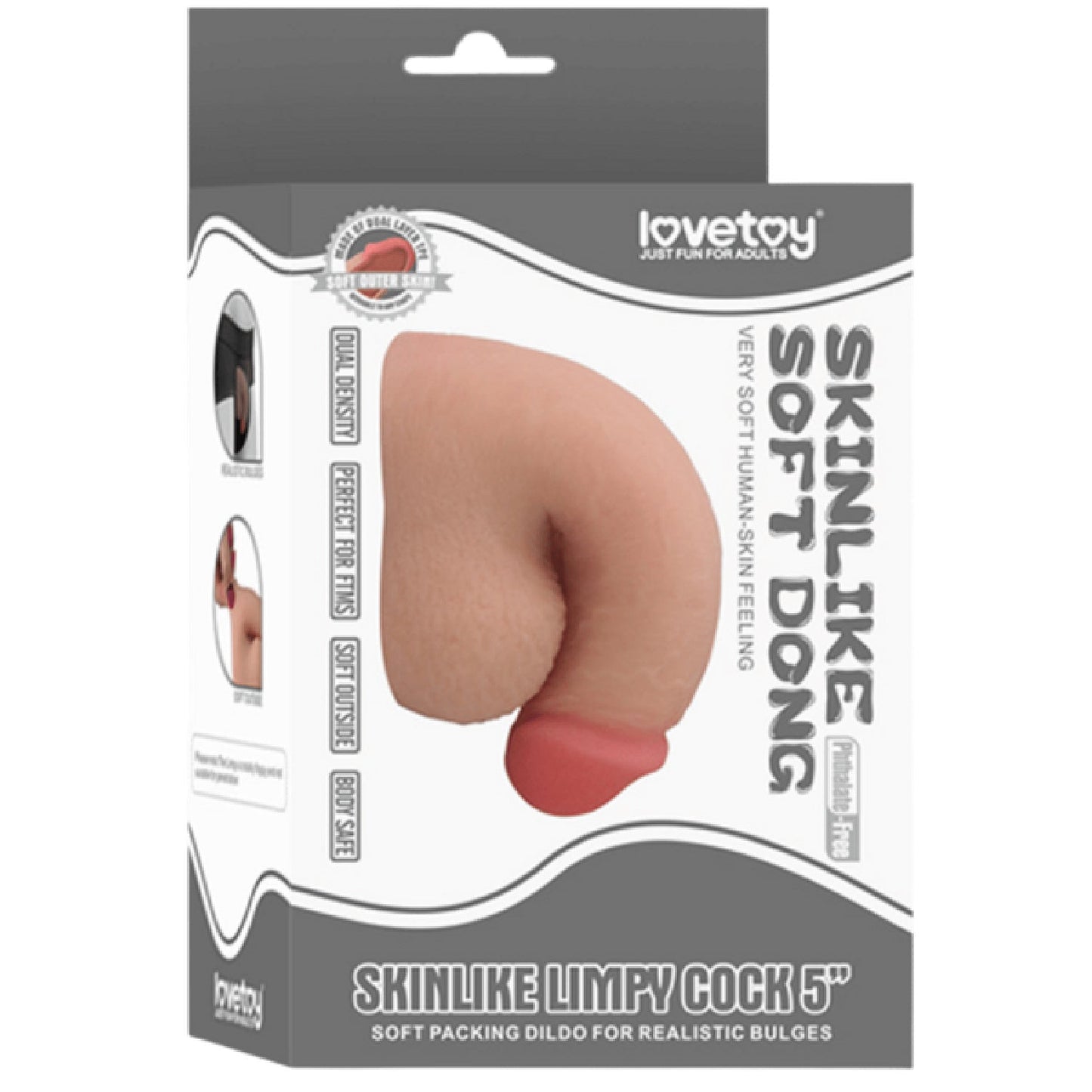 5" Skinlike Limpy Cock (Flesh)
