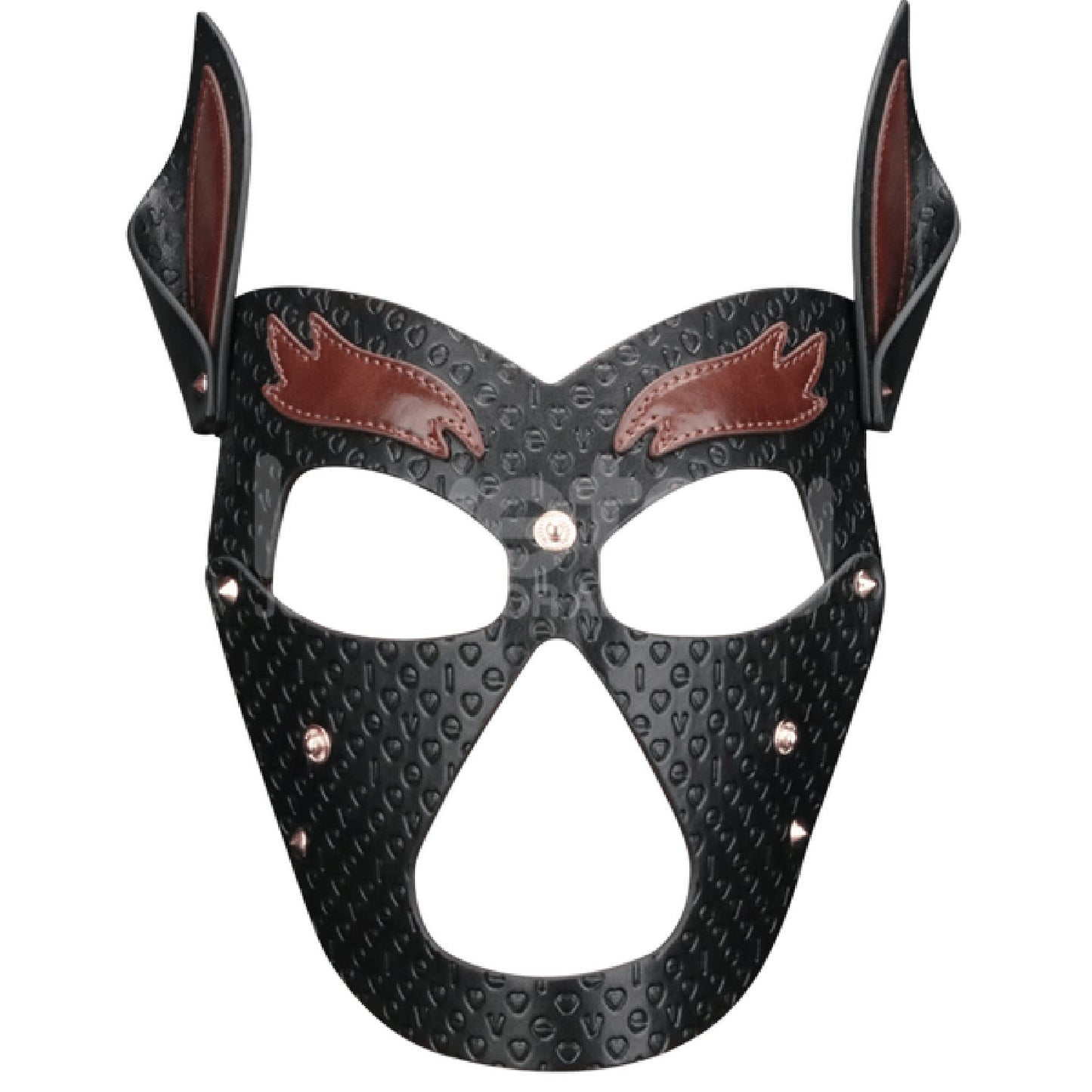 Howl Pup Mask (Black/Red)