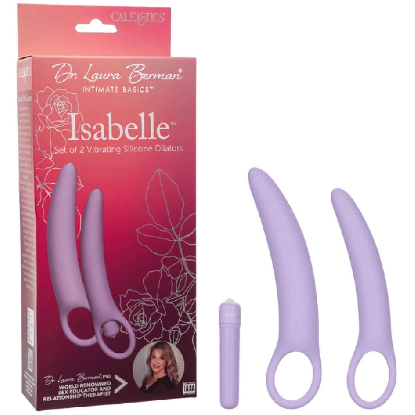 Isabelle Set Of 2 Vibrating Silicone Dilators