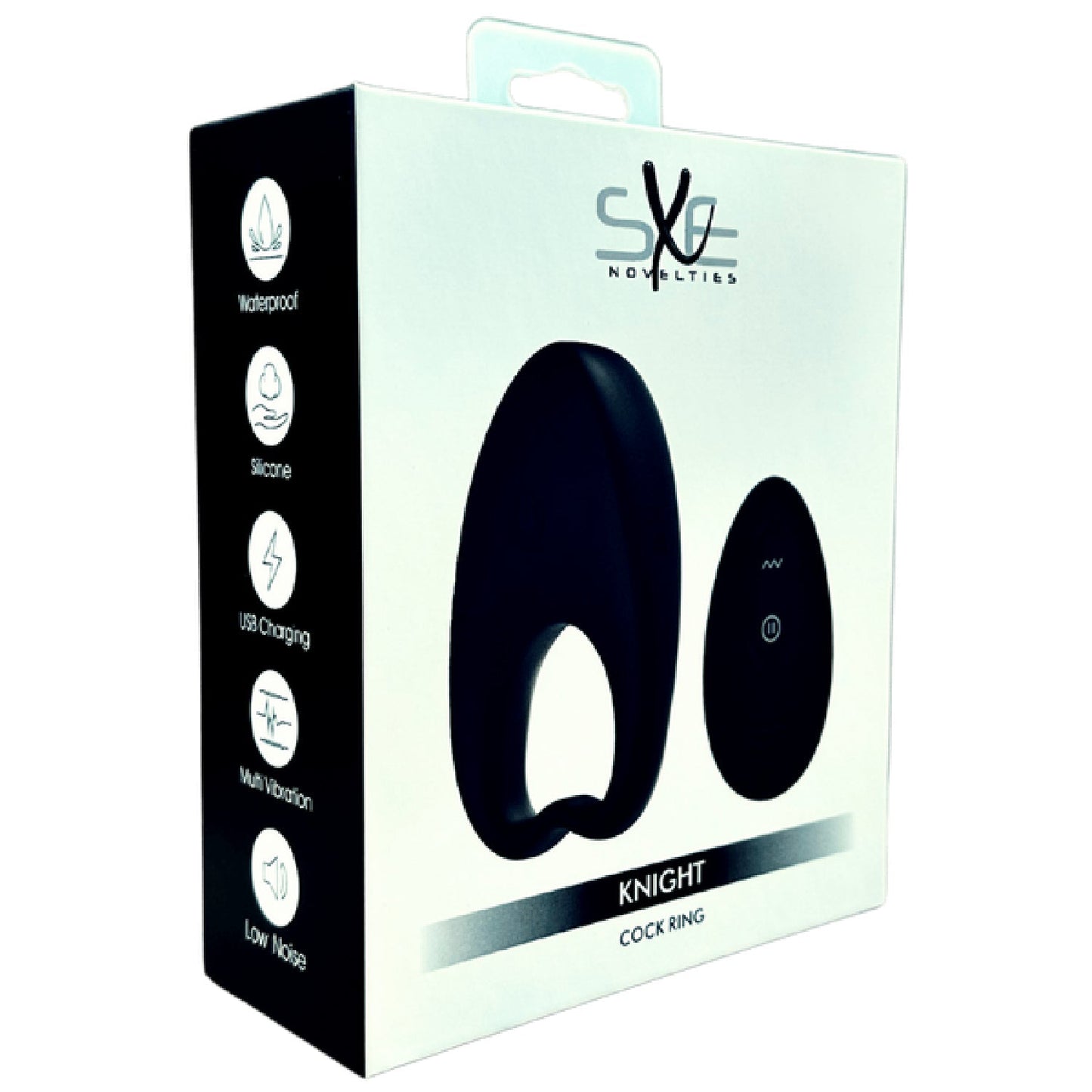 Knight - Remote Control Cockring (Black)