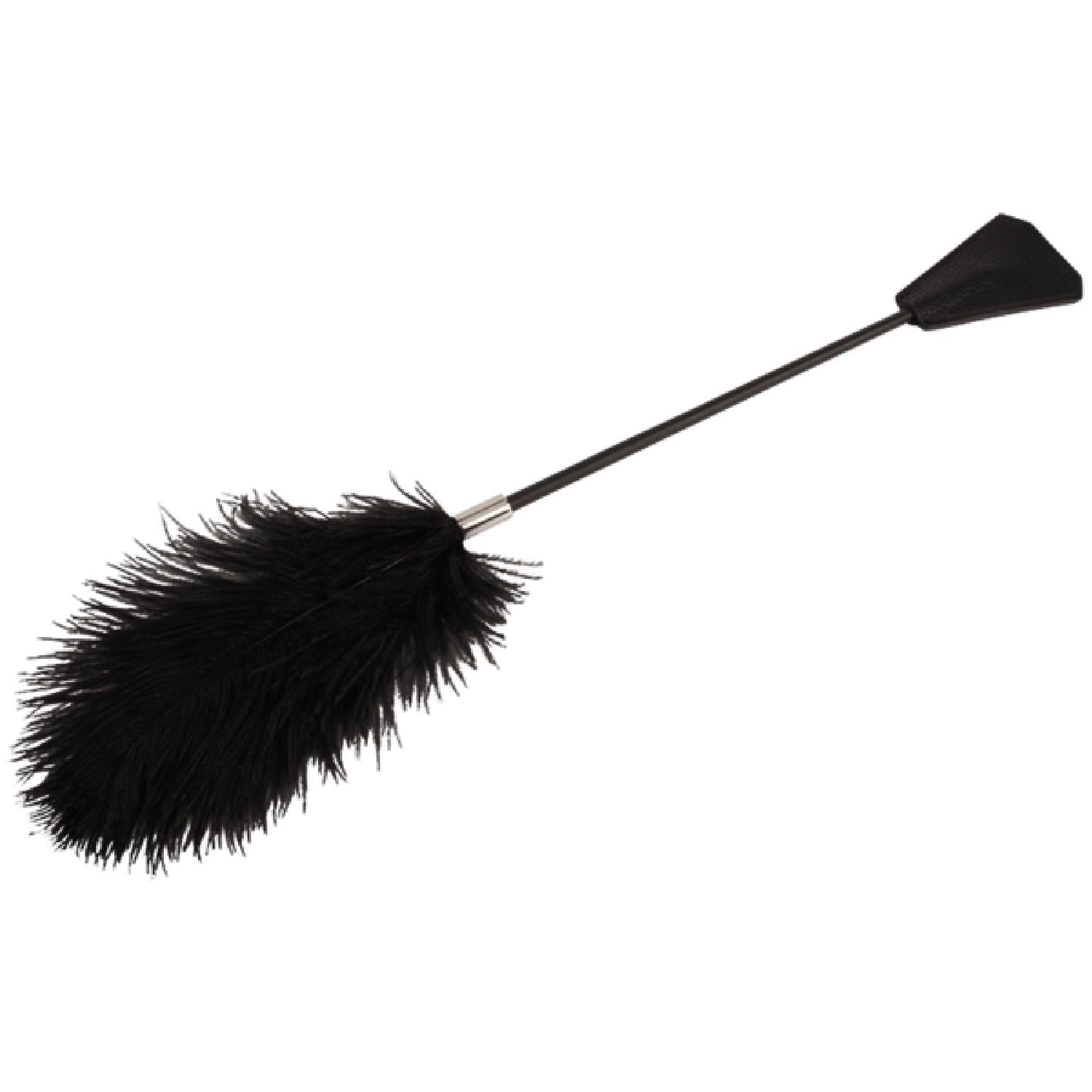 Crop with Feathers (Black)