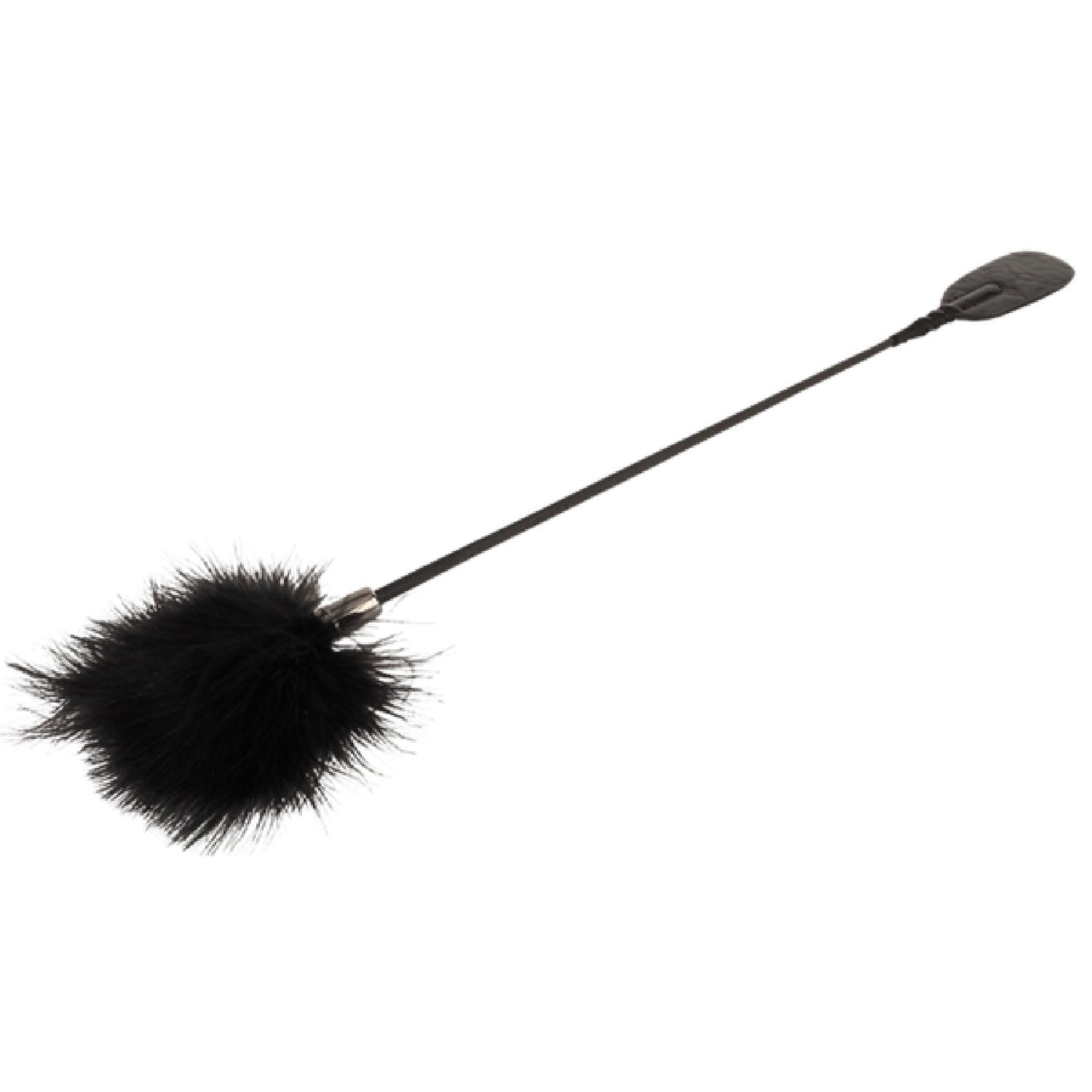 Crop with Tickle Feathers (Burgundy)
