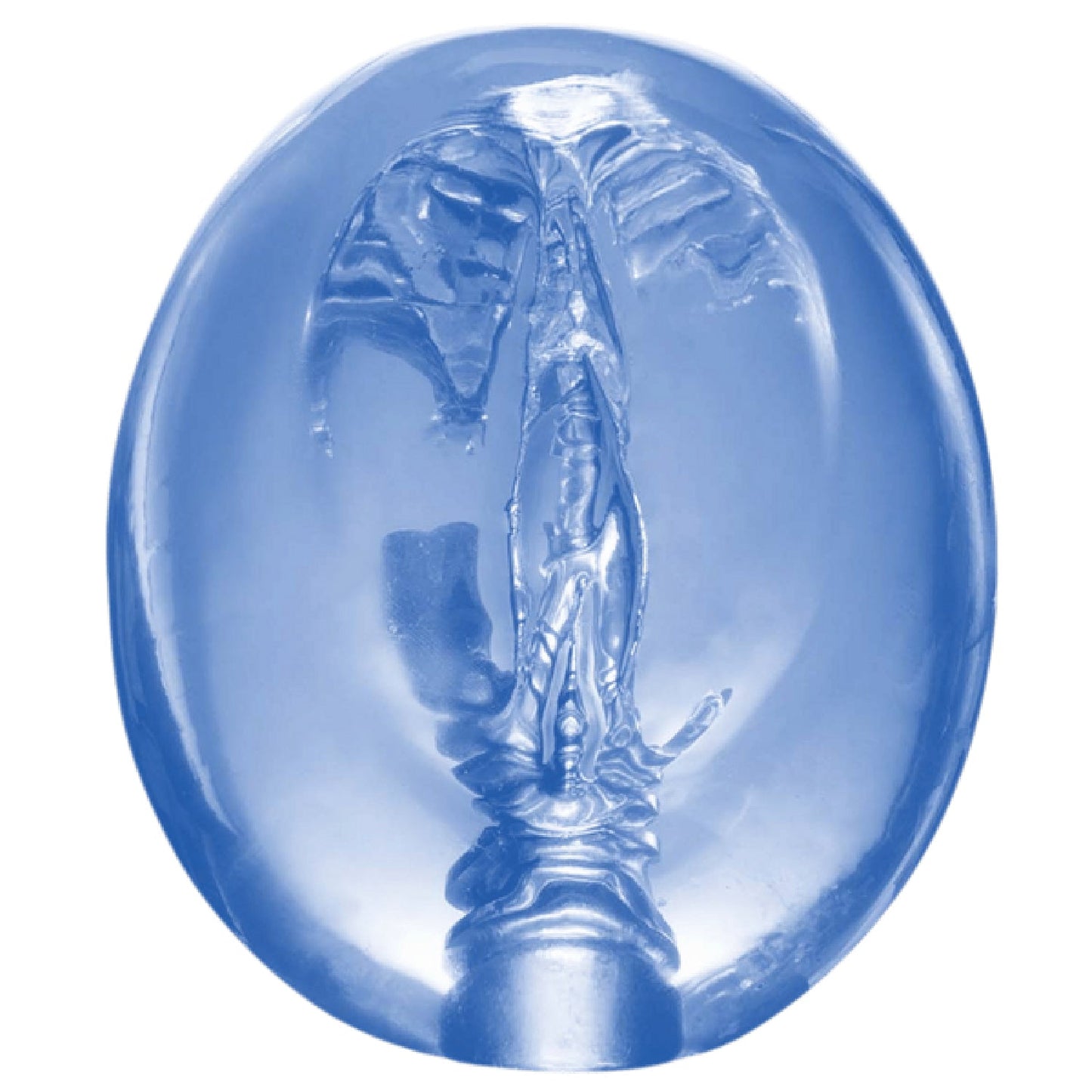 Pocket Jelly Masturbator 3.5" (Blue)