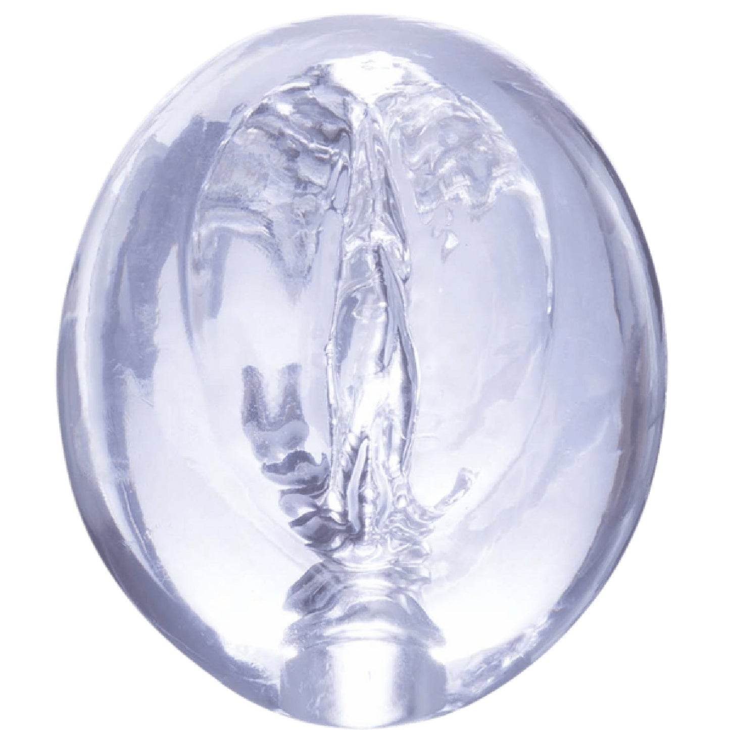 Pocket Jelly Masturbator 3.5" (Blue)