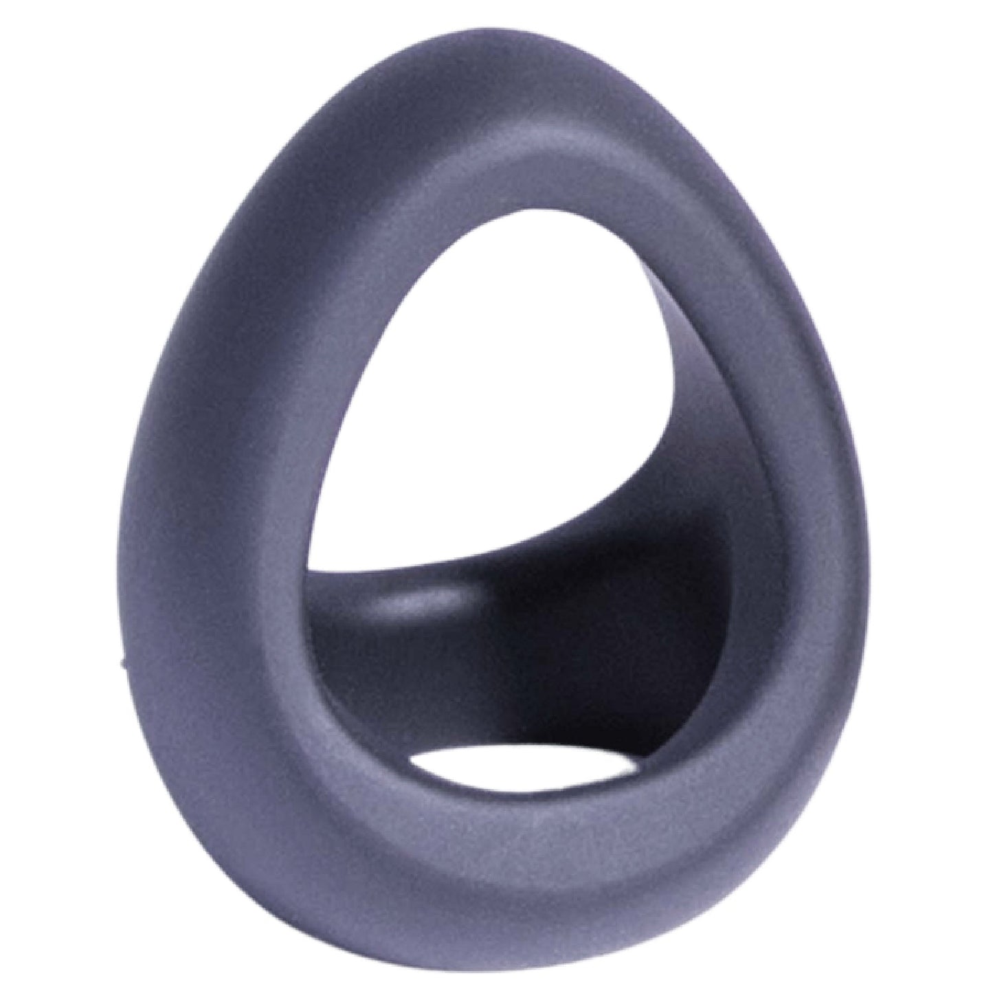 Silicone Cock and Ball Ring - (Black)