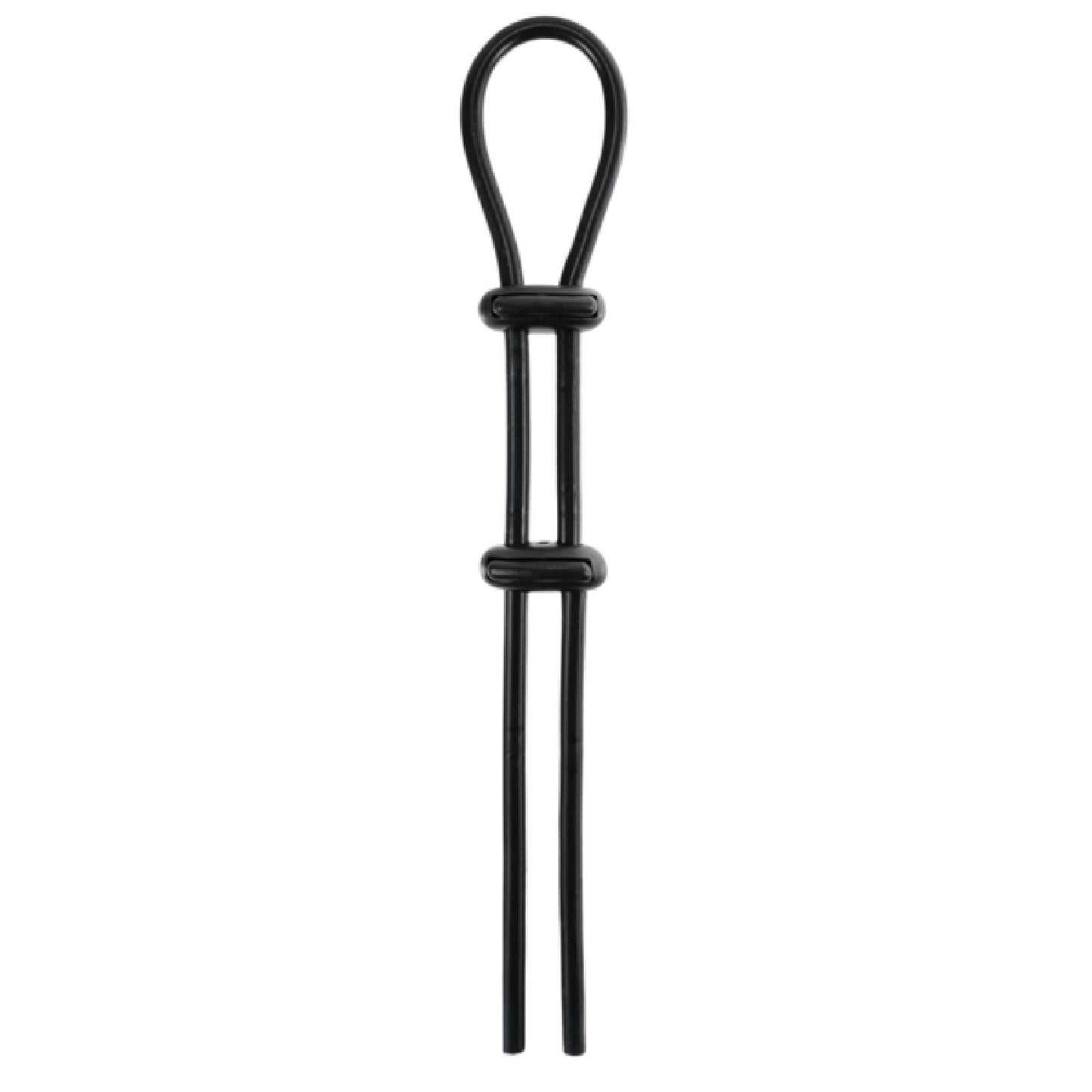 Adjustable Cock Ornament with Ball Strap (Black)