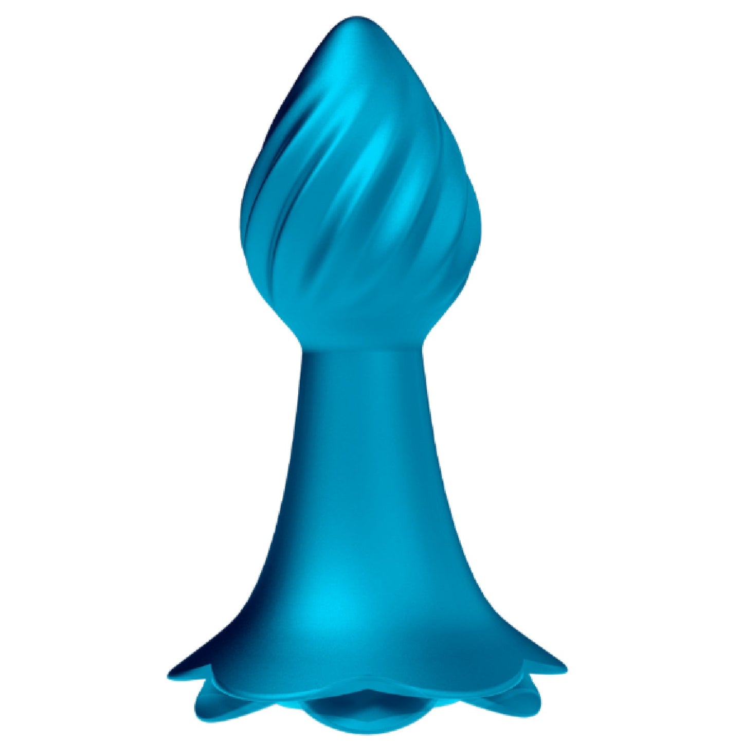 10 Rhythms Vibrating Anal Plug (Grey)