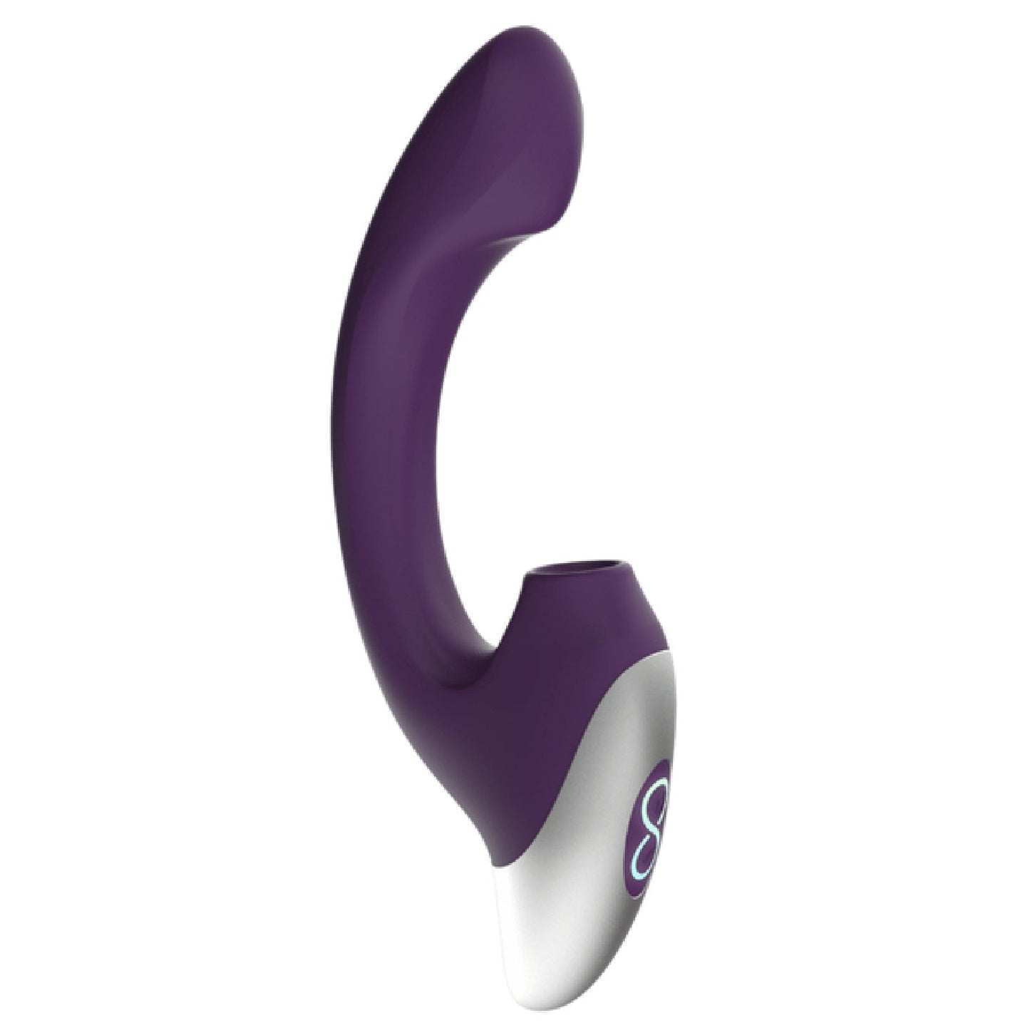 Thumping Rechargeable Silicone Vibrator (White)