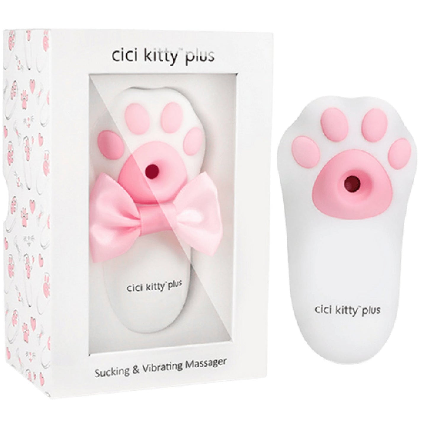 CICI KITTY PLUS - Suction and Vibration Massager (Pink)
