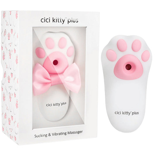CICI KITTY PLUS - Suction and Vibration Massager (Pink)