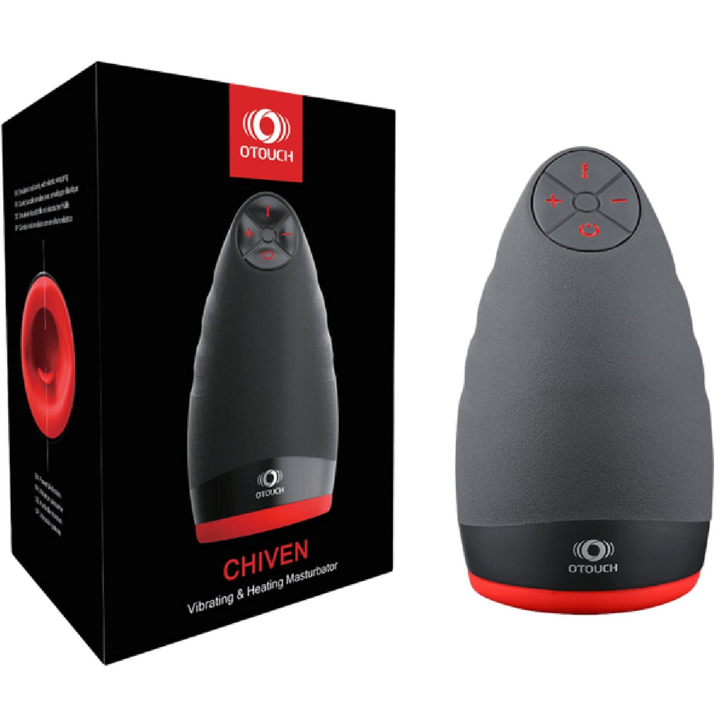 CHIVEN 2 - Rechargeable and Waterproof Masturbator 6 Vib Modes and Heating