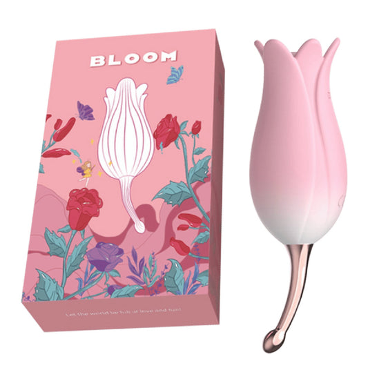 BLOOM - Ultrasonic Massager (Pink)